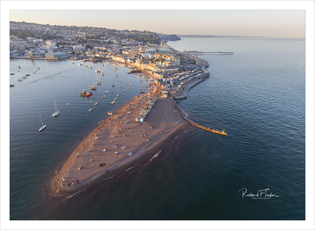 Golden Evening in Teignmouth.