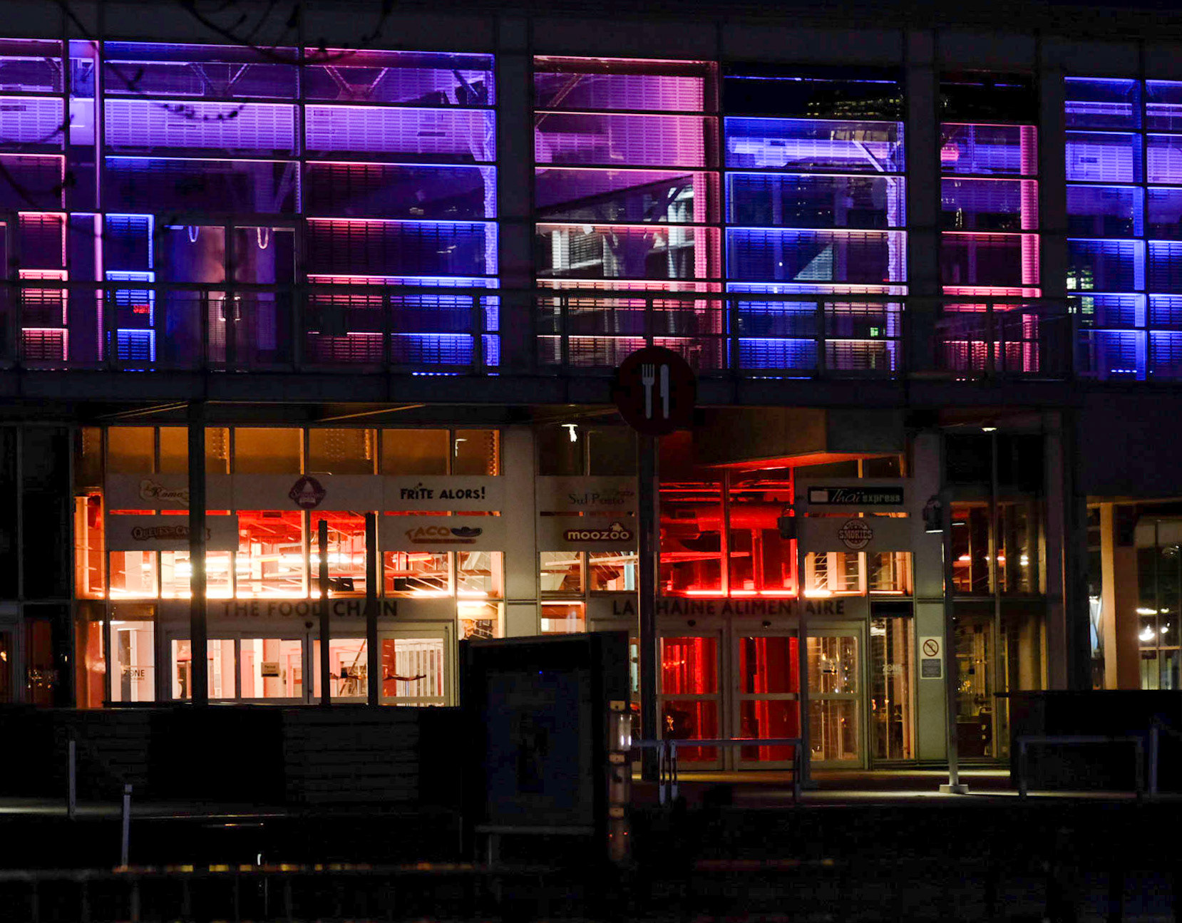 montreal, vieux montreal, noel, ville, soir, night, city lights, old montreal