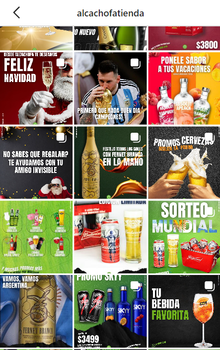 Armonización del feed de Instagram