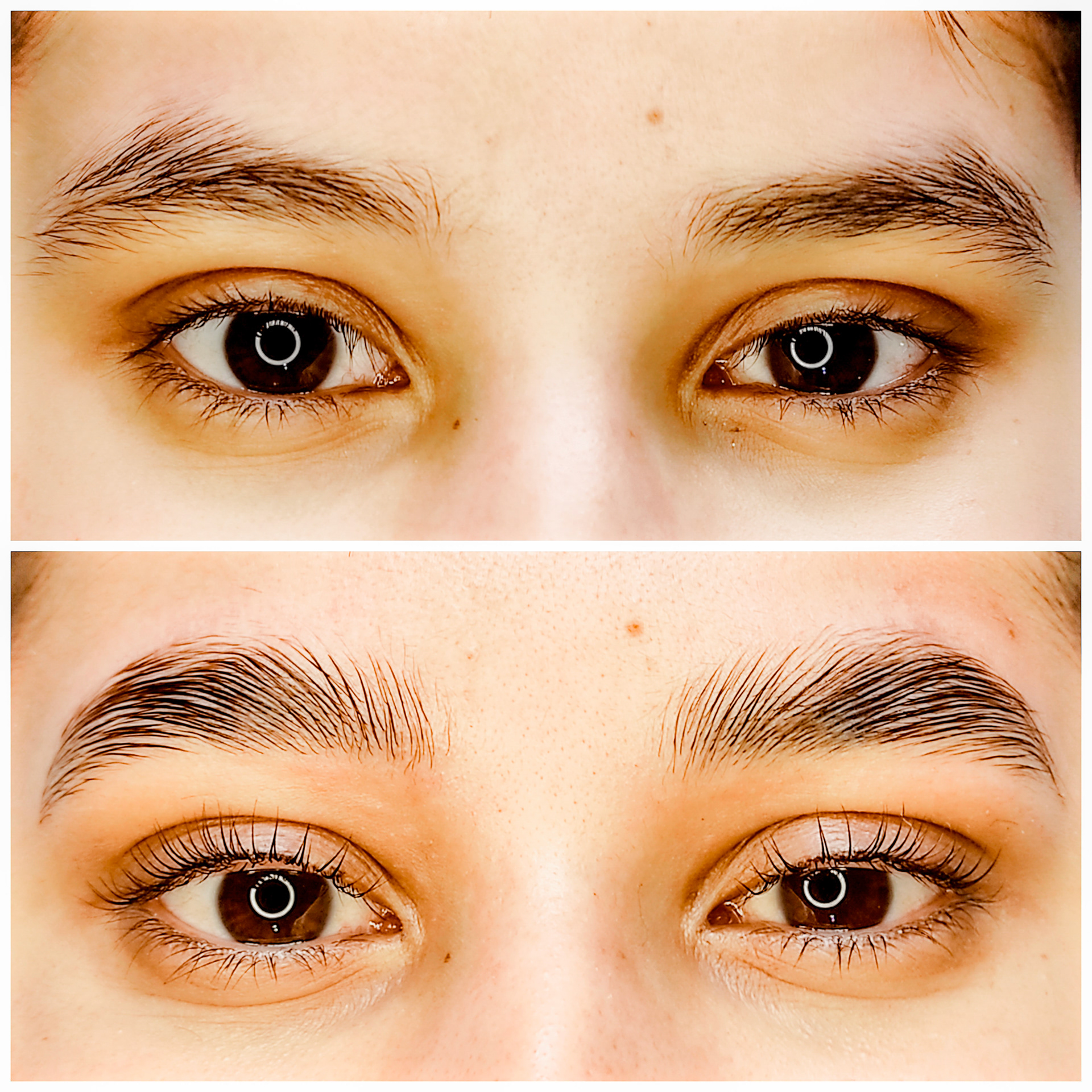 Foto final - "antes y después"