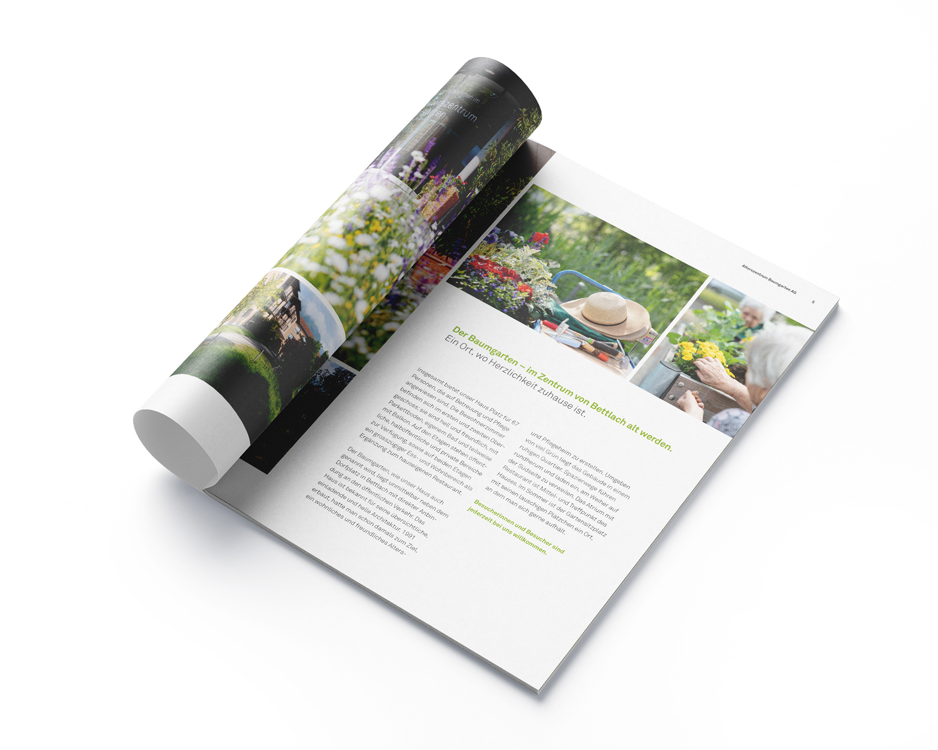 Alterszentrum Baumgarten Broschüre