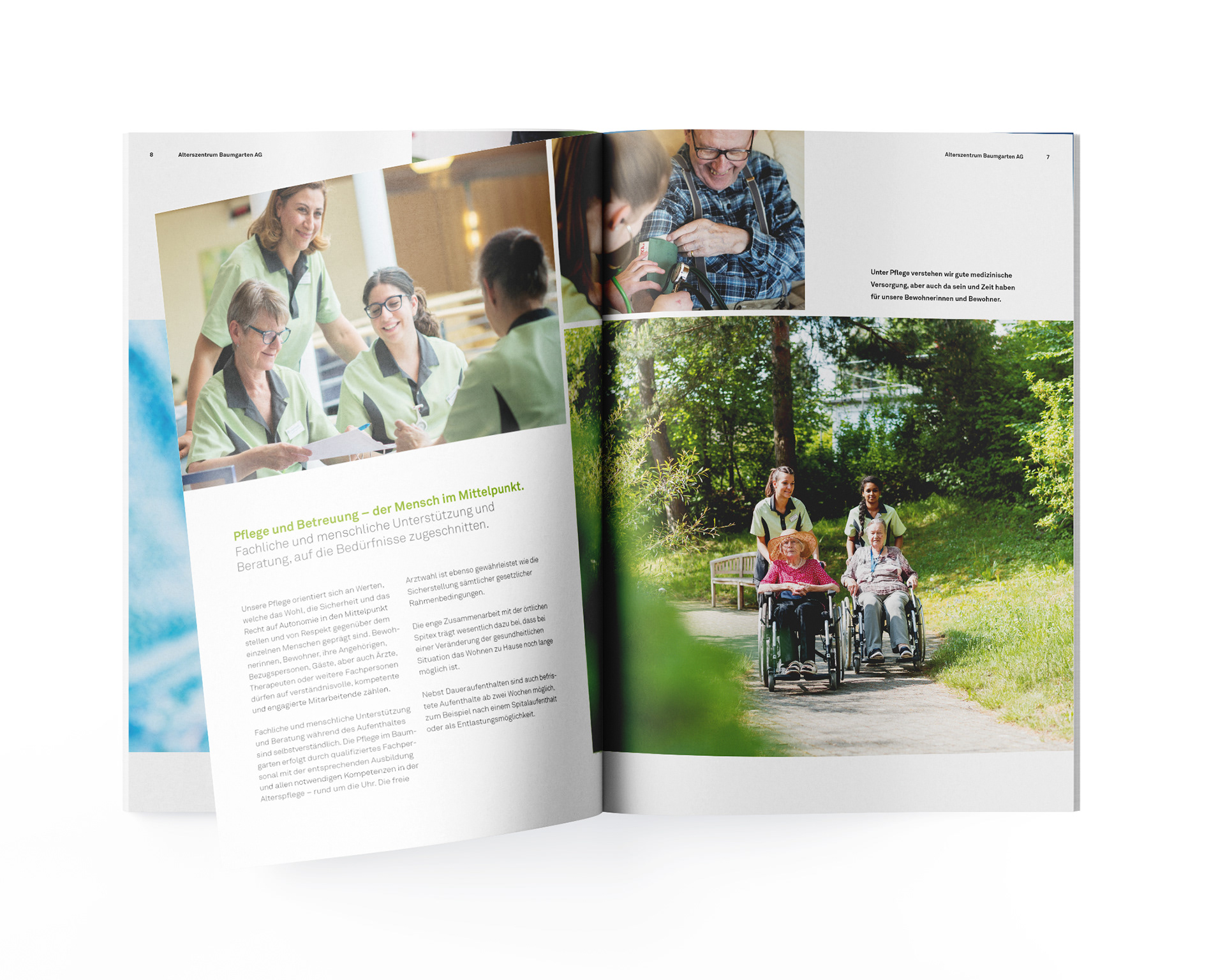 Alterszentrum Baumgarten Broschüre