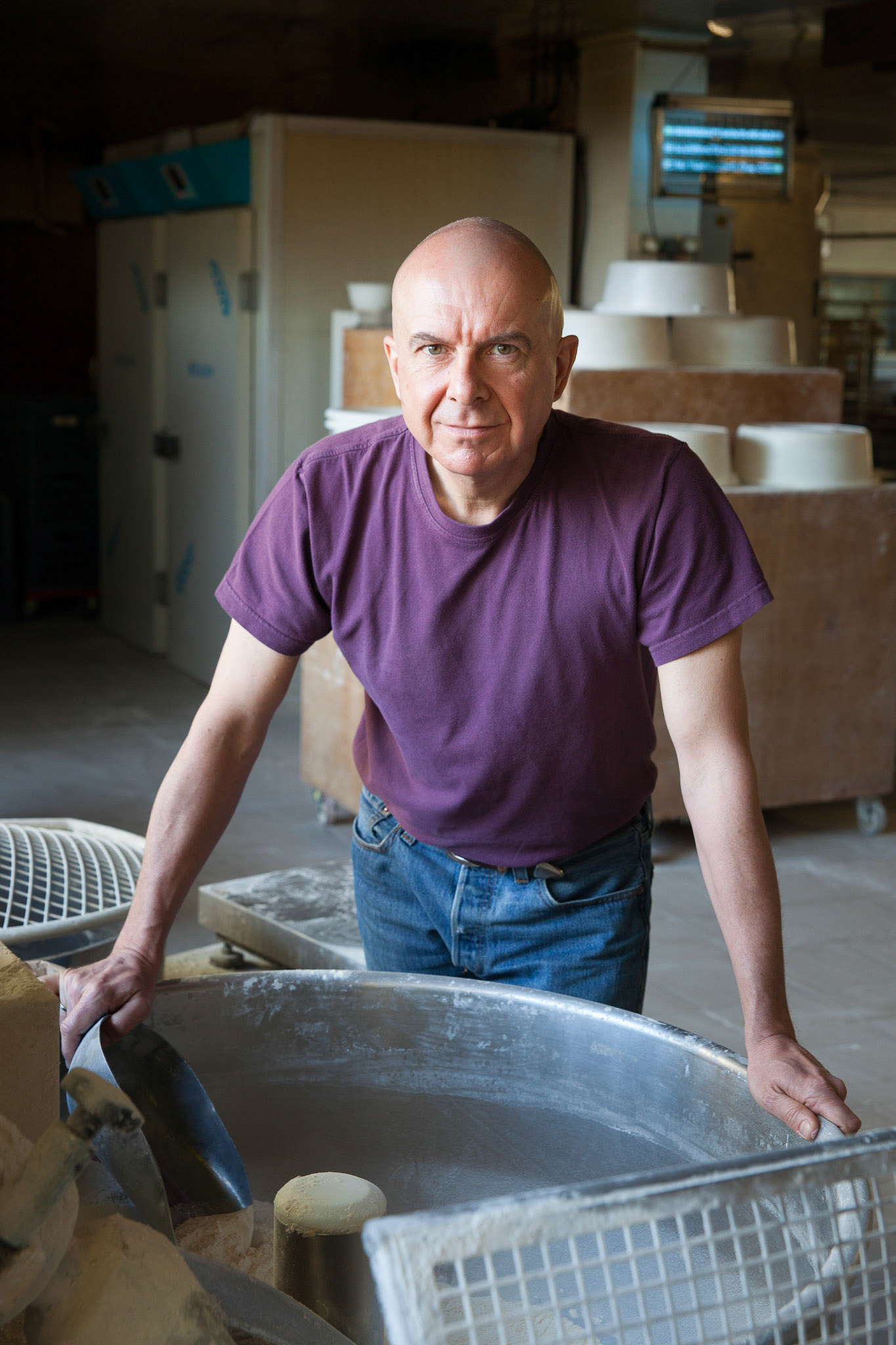 Jan Putzeys, propriétaire de Bara bio, meunier et boulanger produisant de la farine bio.