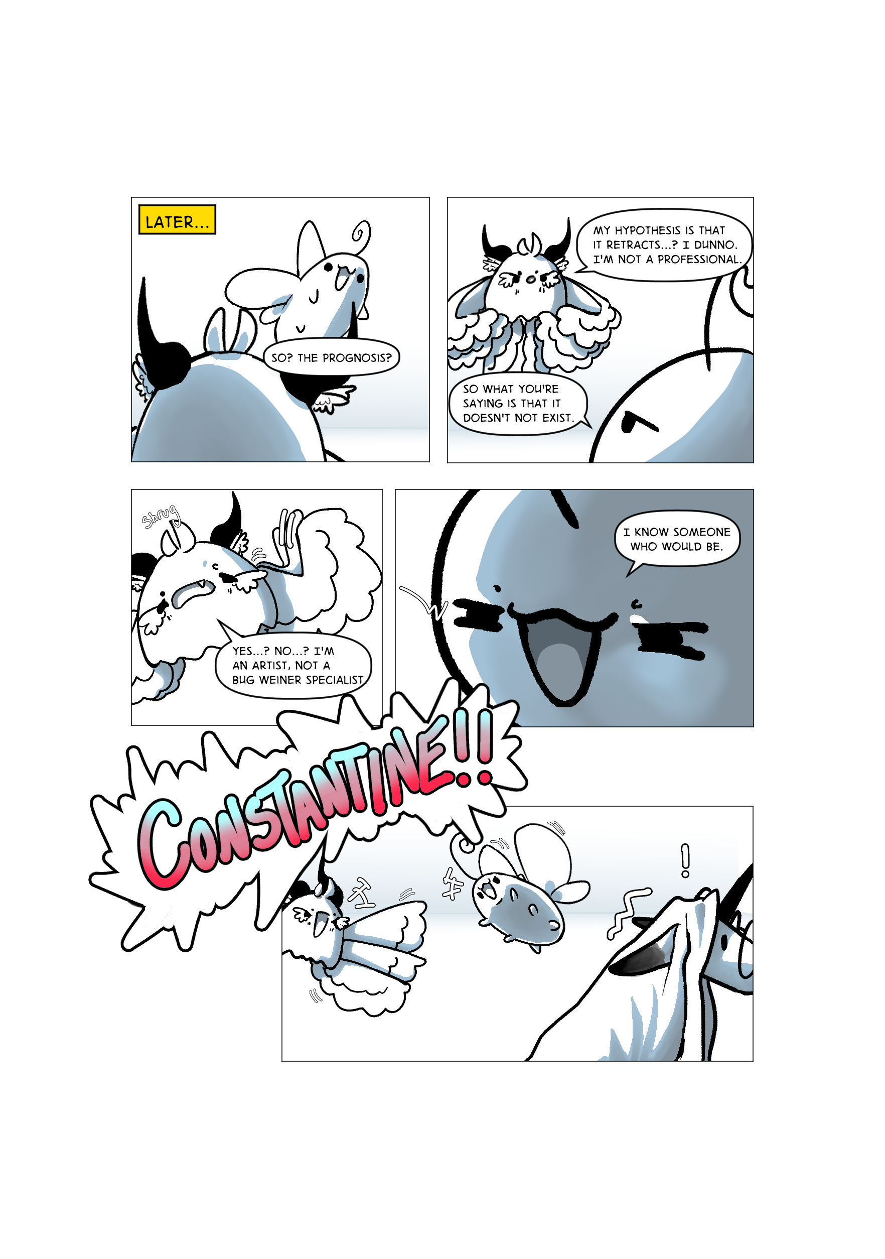 Schrodinger's Dinger, Pg 2