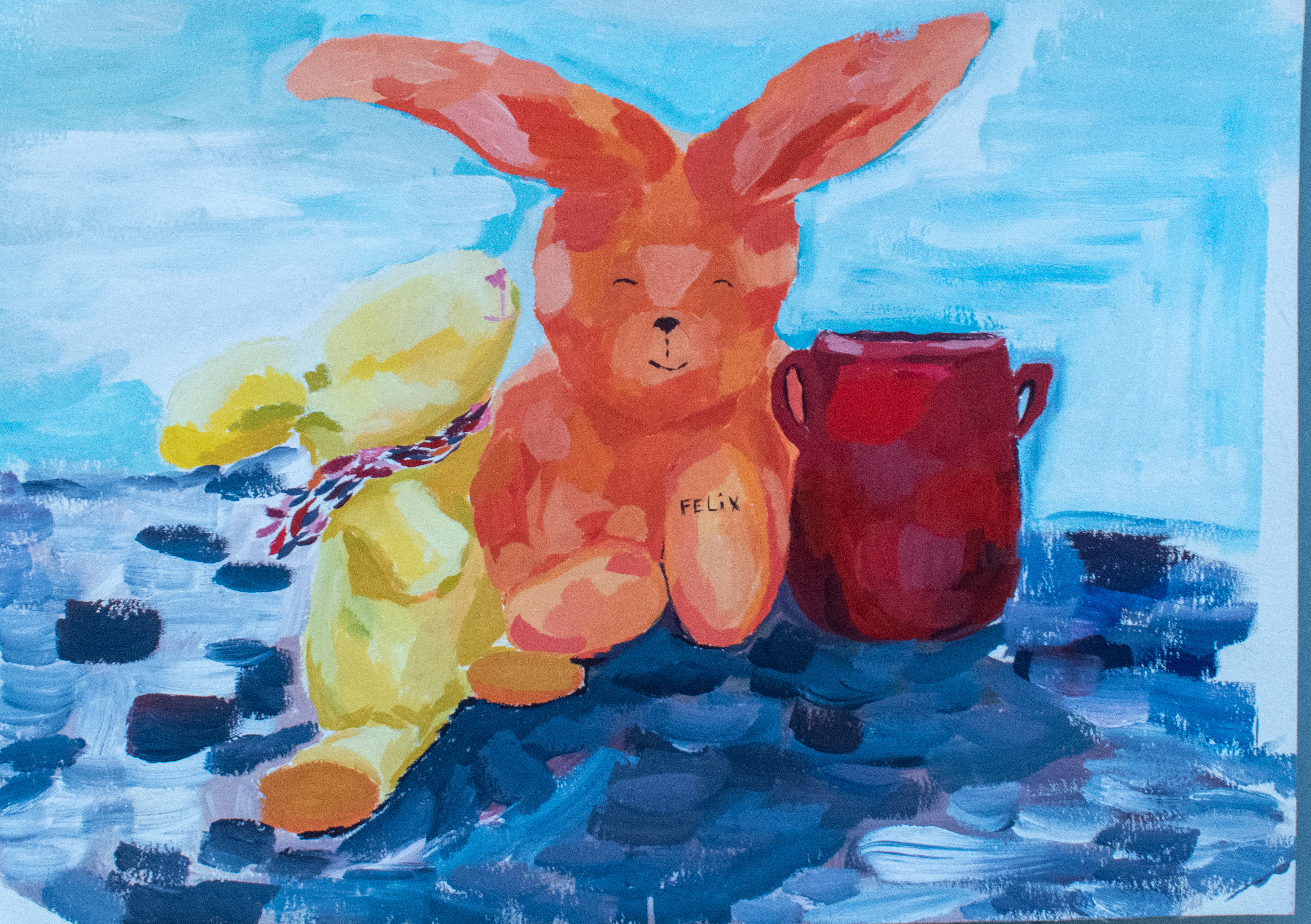 Felix, Still Life Gouache 2024