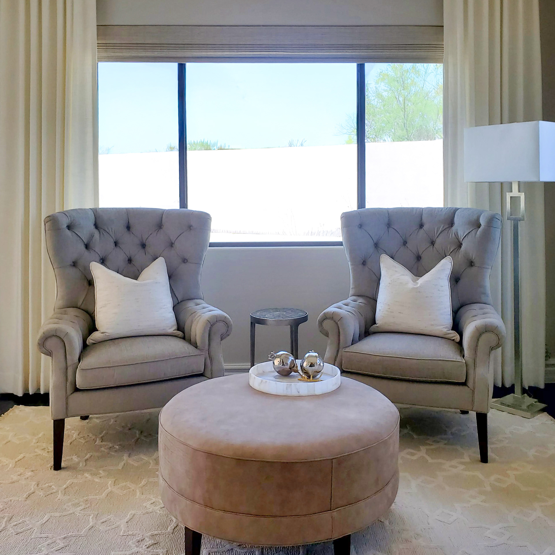 A curated vignette where classic silhouettes meet the soft diffusion of natural light.