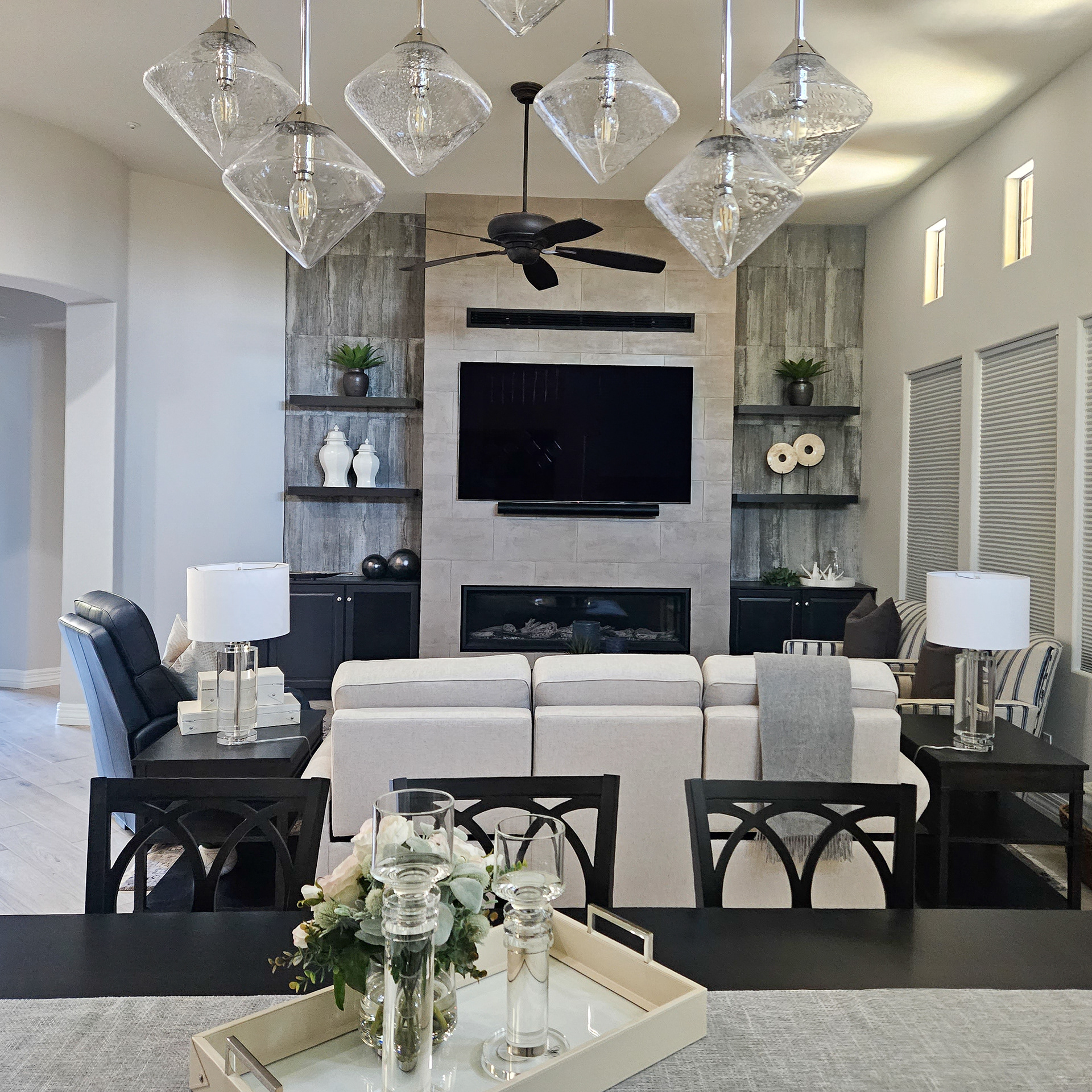 Open Concept Dining and Living