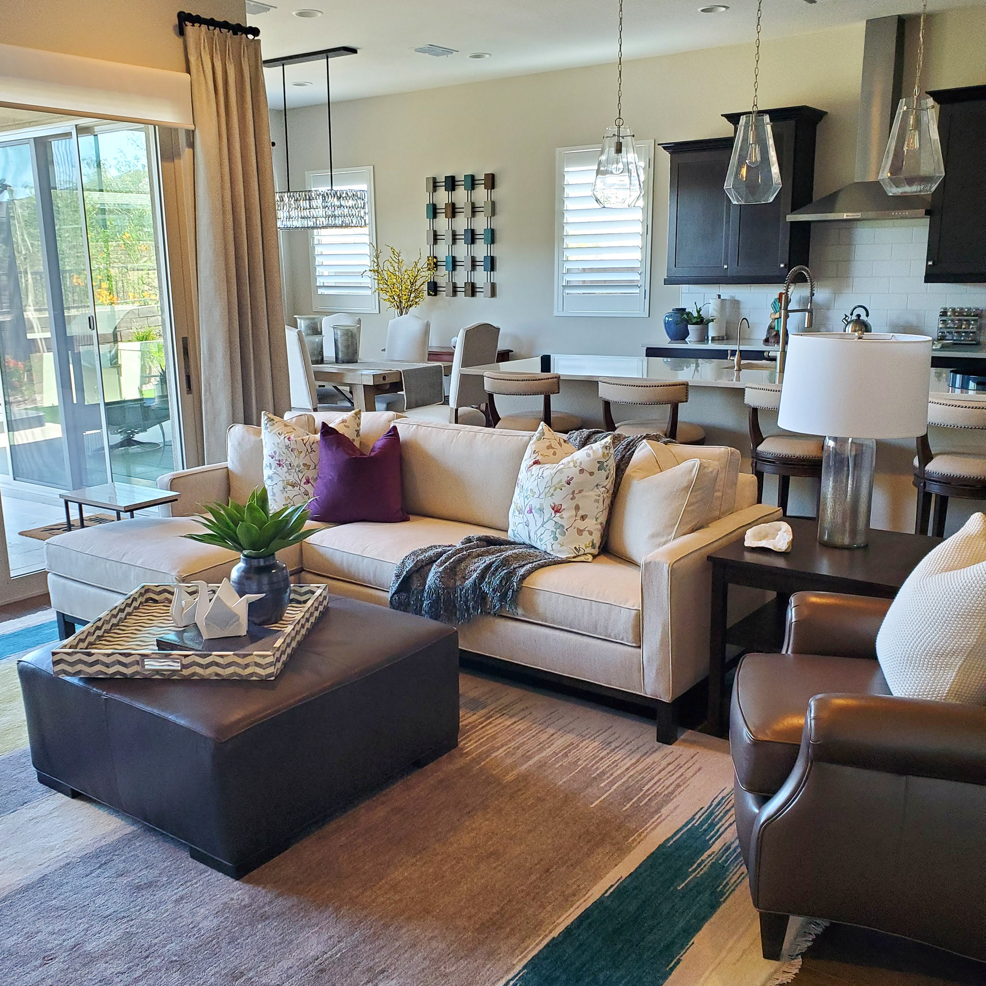 Open Concept Dining and Living