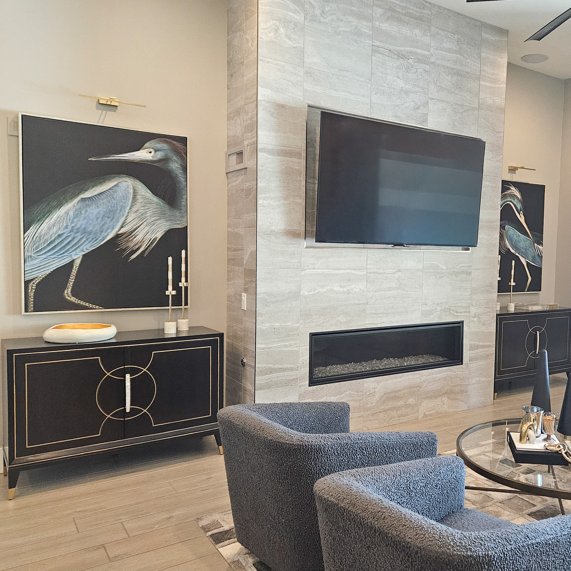 Living Area Fireplace Surround