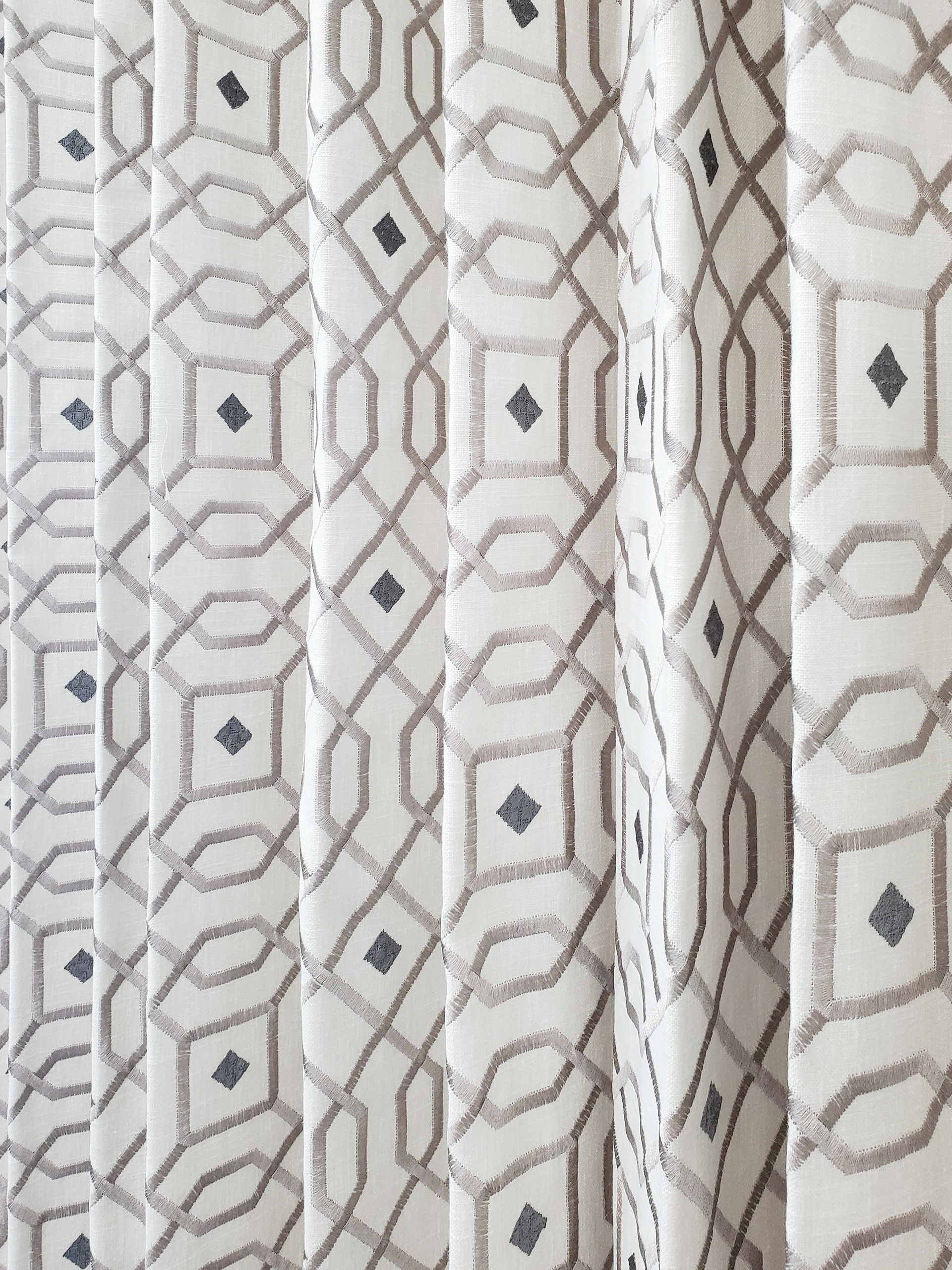 Guest Bedroom drapery details