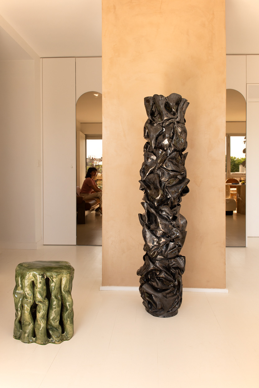 Chez l'artiste Jeanne-France Delage, Paris