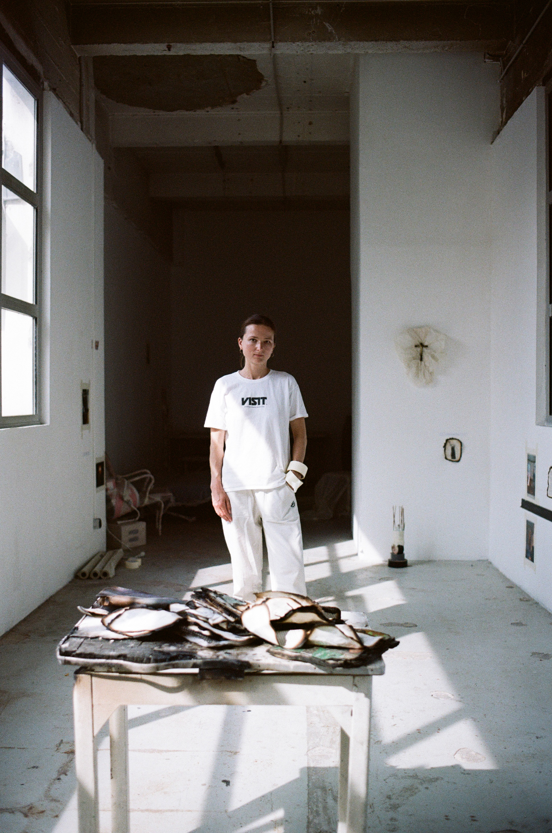 Tatiana Snezhko dans son atelier