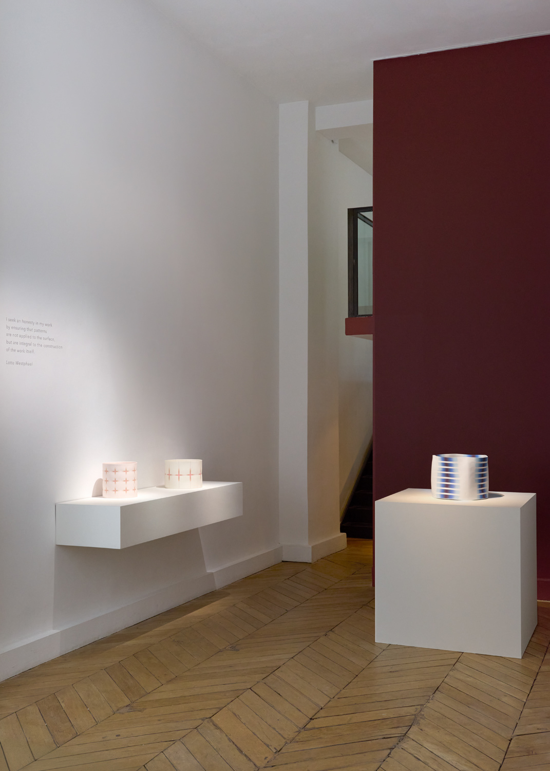 Galerie Maria Wettergren, exposition Lotte Westphael, Paris