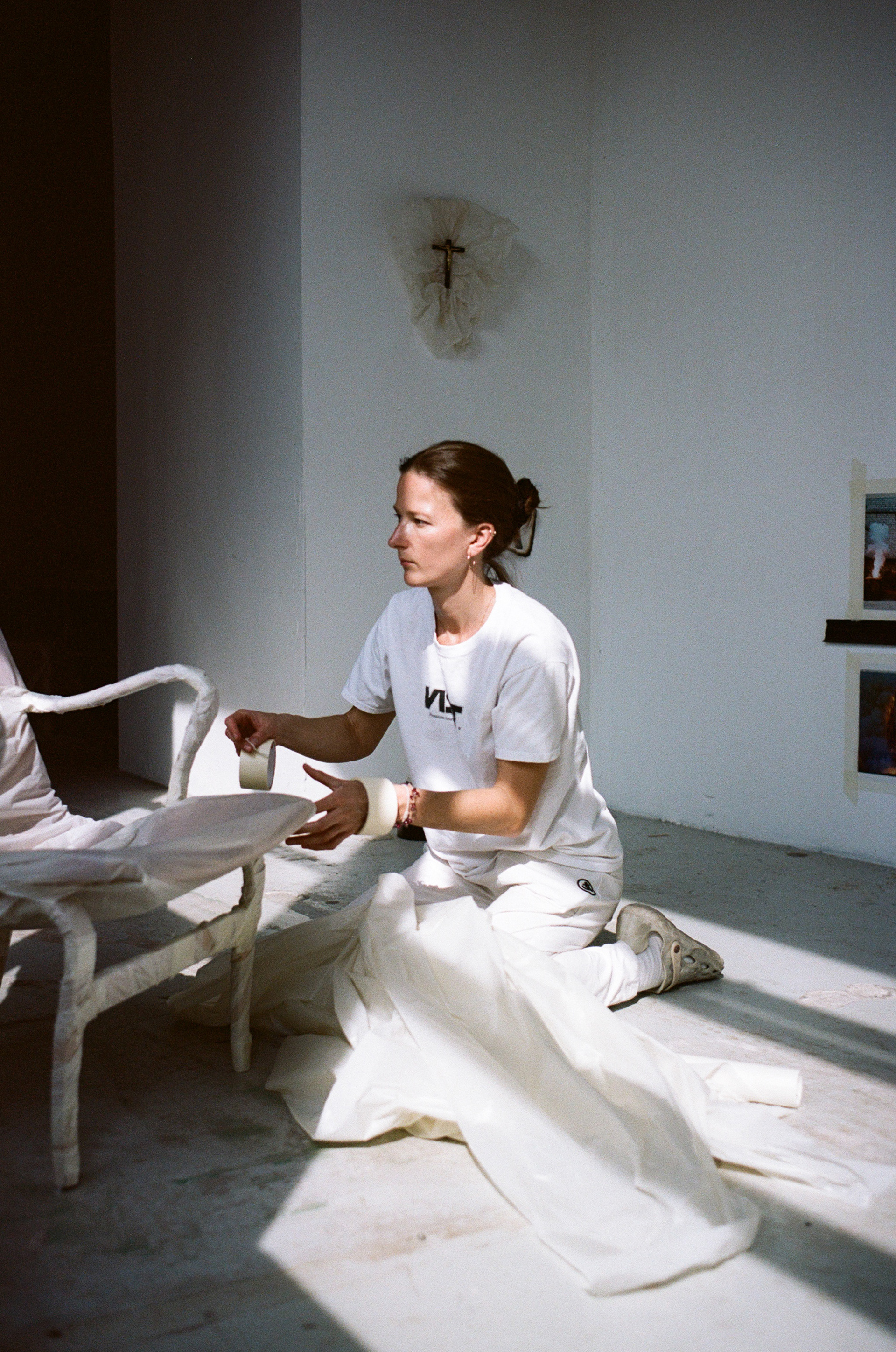 Tatiana Snezko dans son atelier