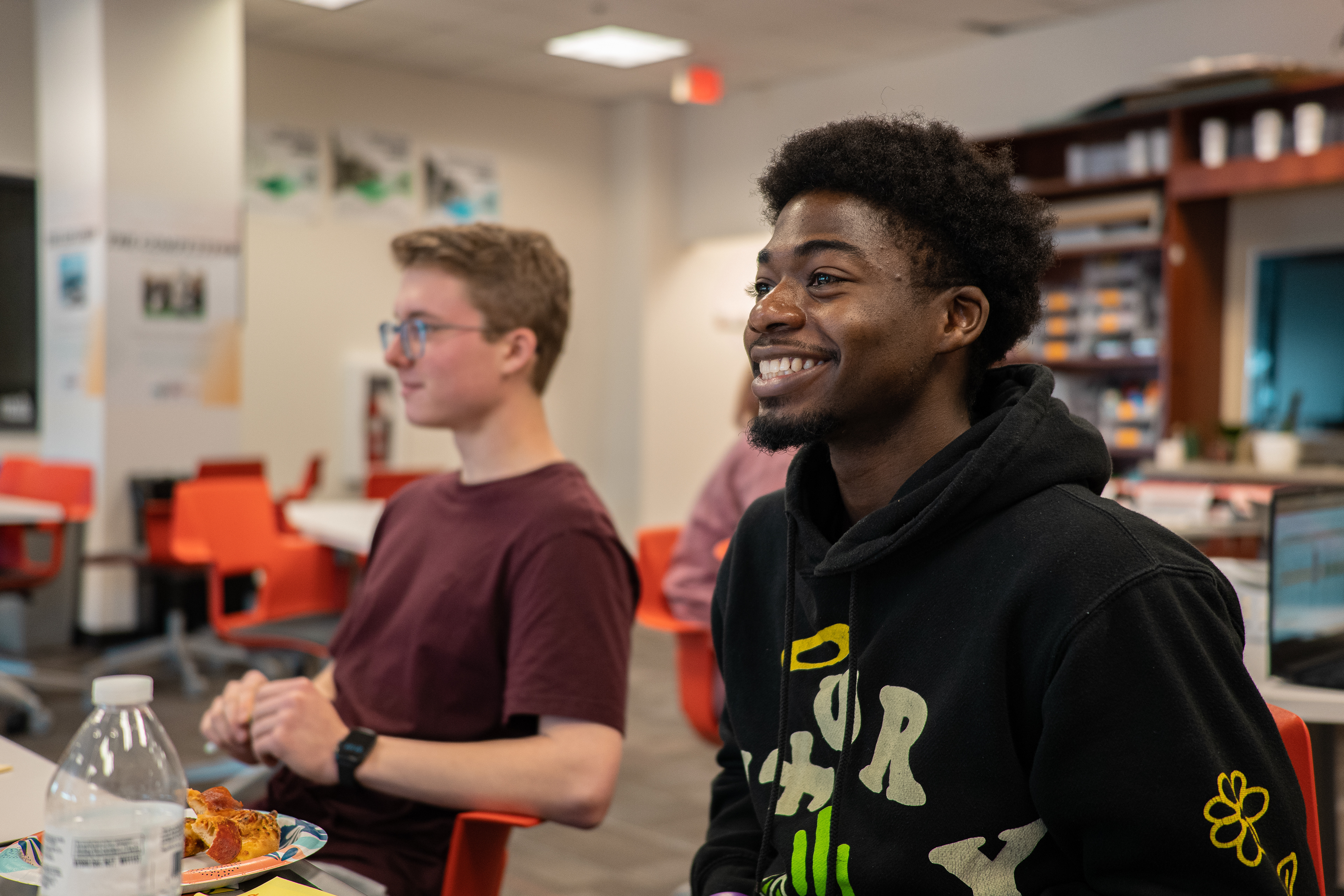 students smile