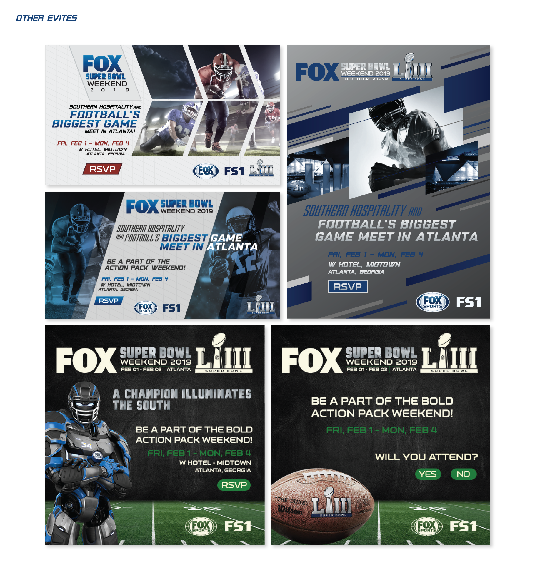 Wesley Chau — Graphic Designer - fox super bowl weekend