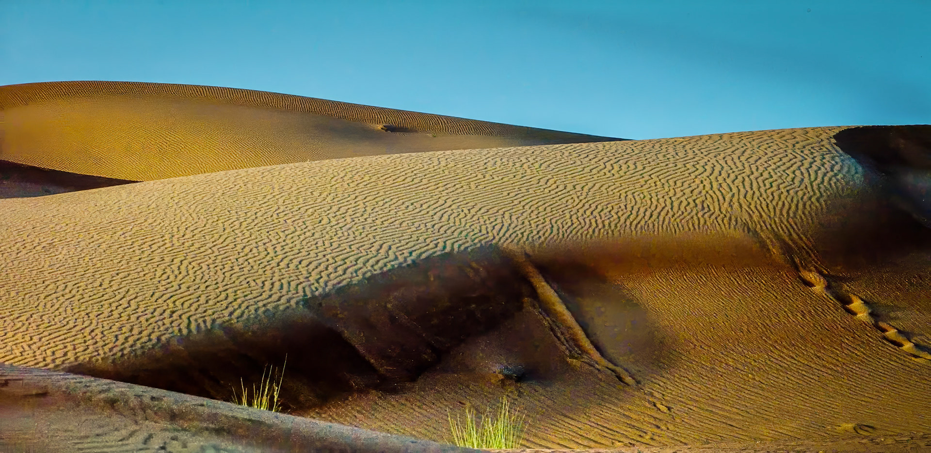 Dusty road at Monument Valley, Arizona