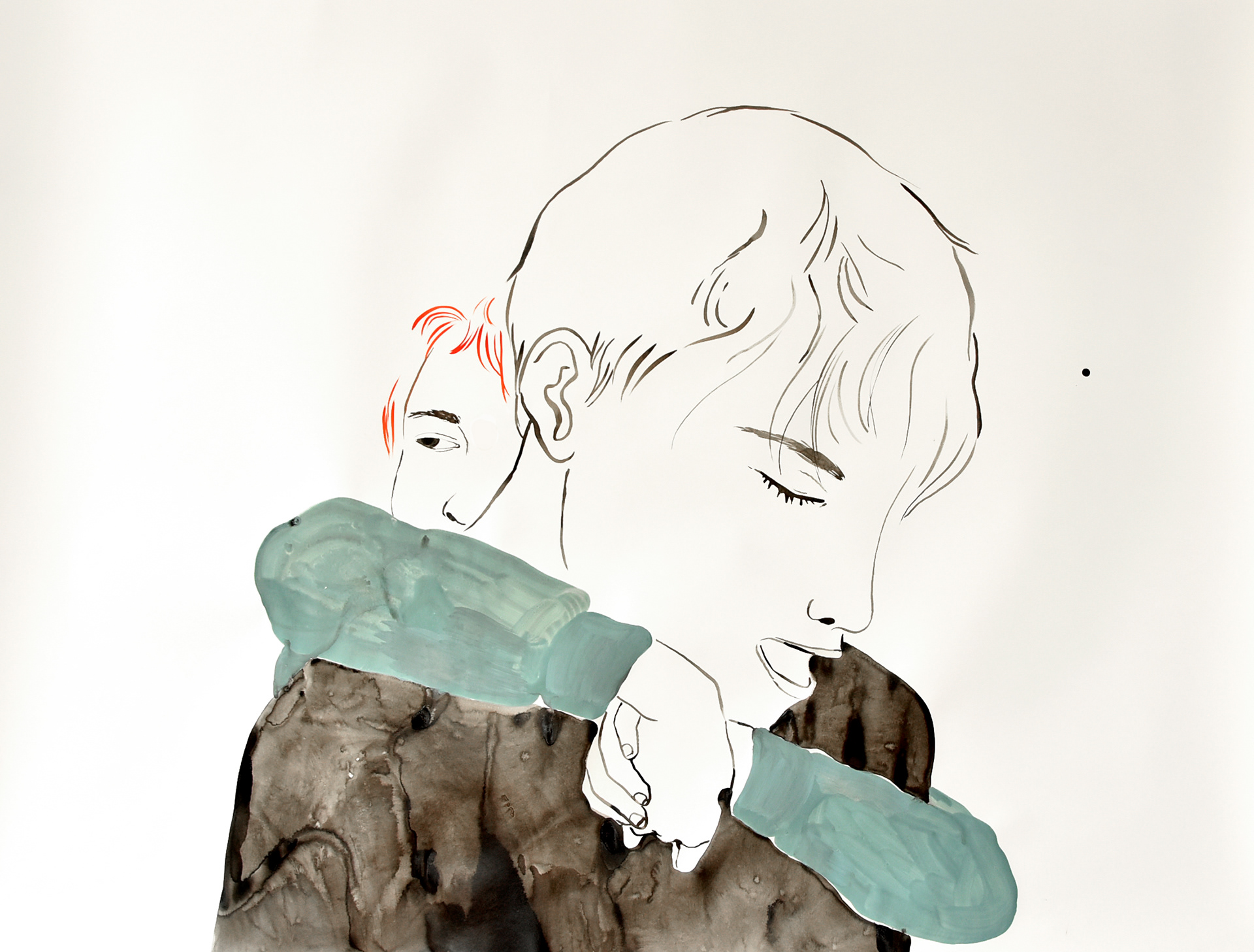 Frères / Peinture de CAMILLE MONNIER