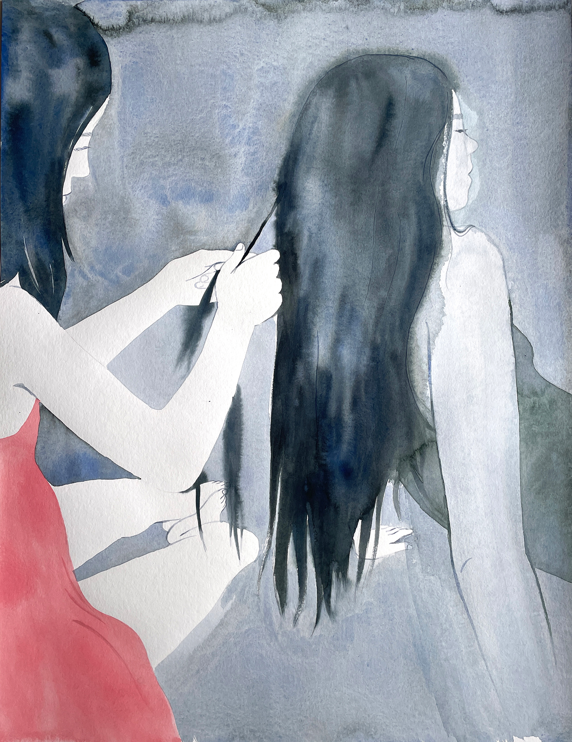 Soeurs / Peinture de CAMILLE MONNIER