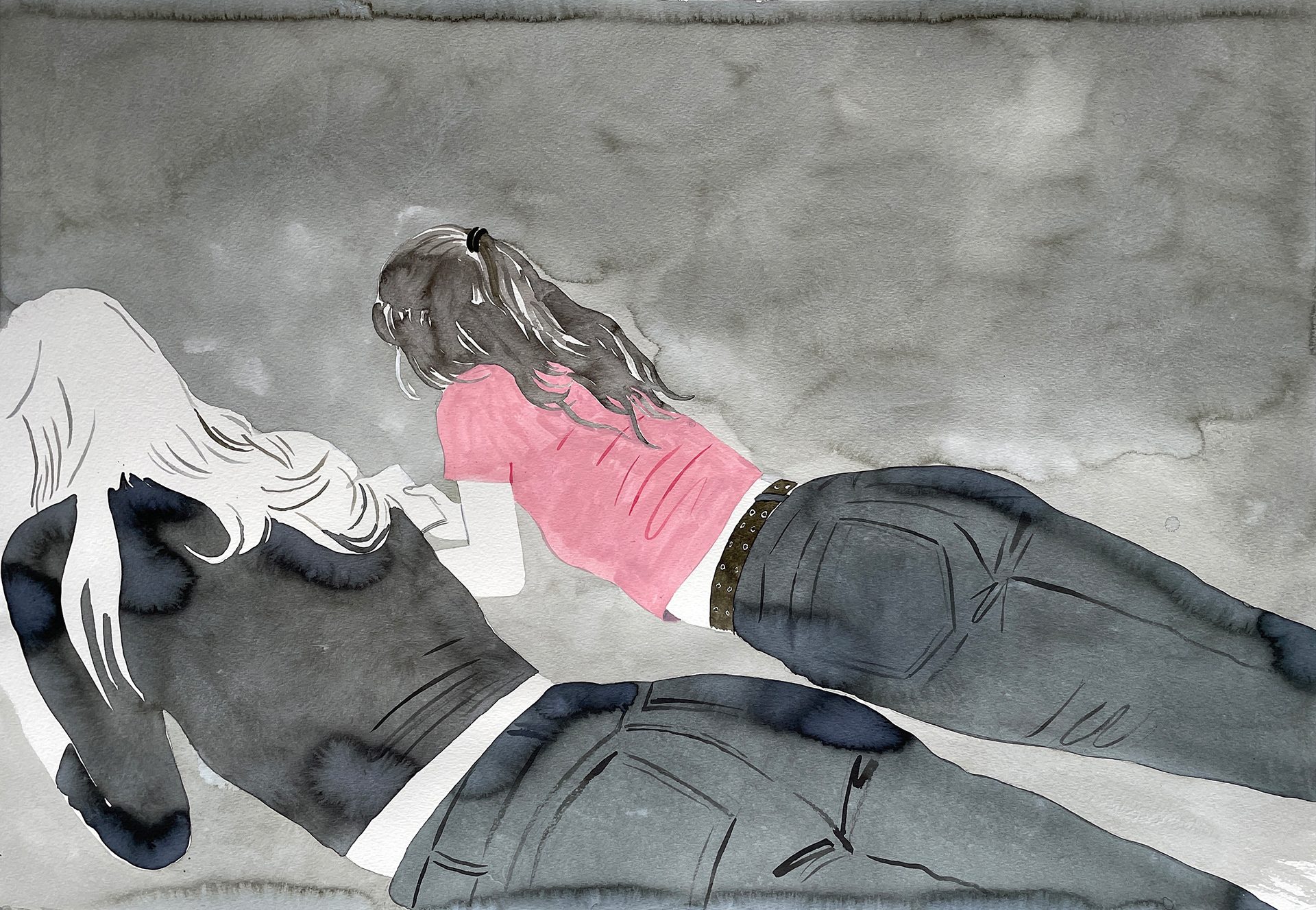 Jeans / Peinture de CAMILLE MONNIER