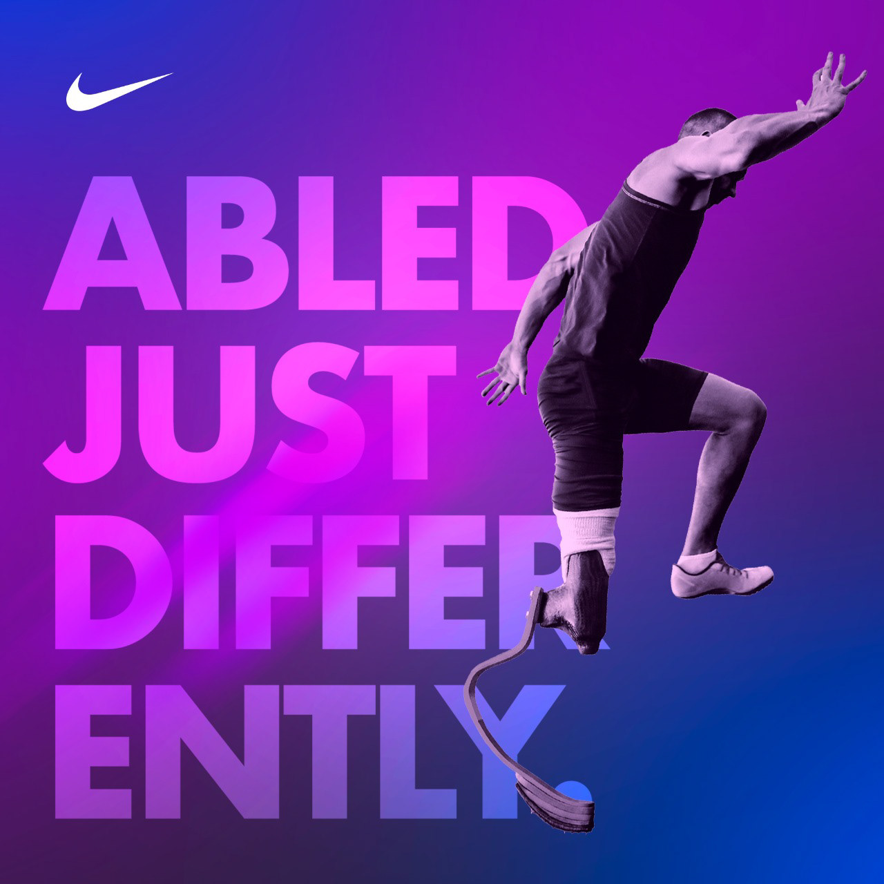 How would a sports brand such as Nike, make a post for a day like World Disability day?