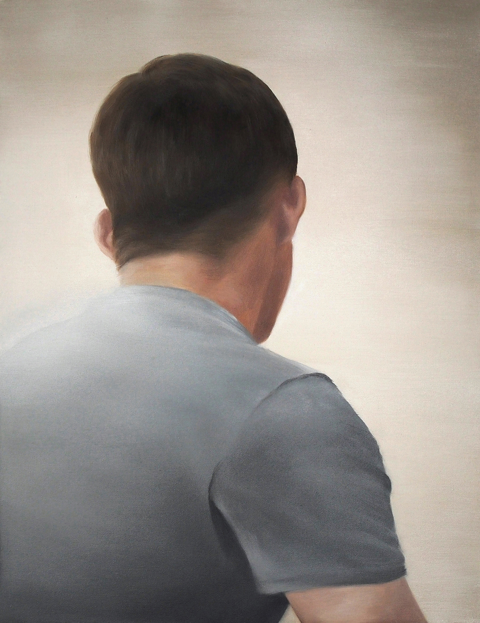 Departure Lounge #2, 2013, Oil on canvas, 53 x 41 cm