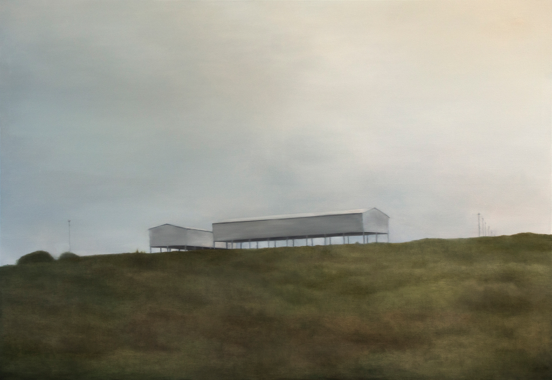 On the Way Back, 2018, Oil on canvas, 135 x 195 cm