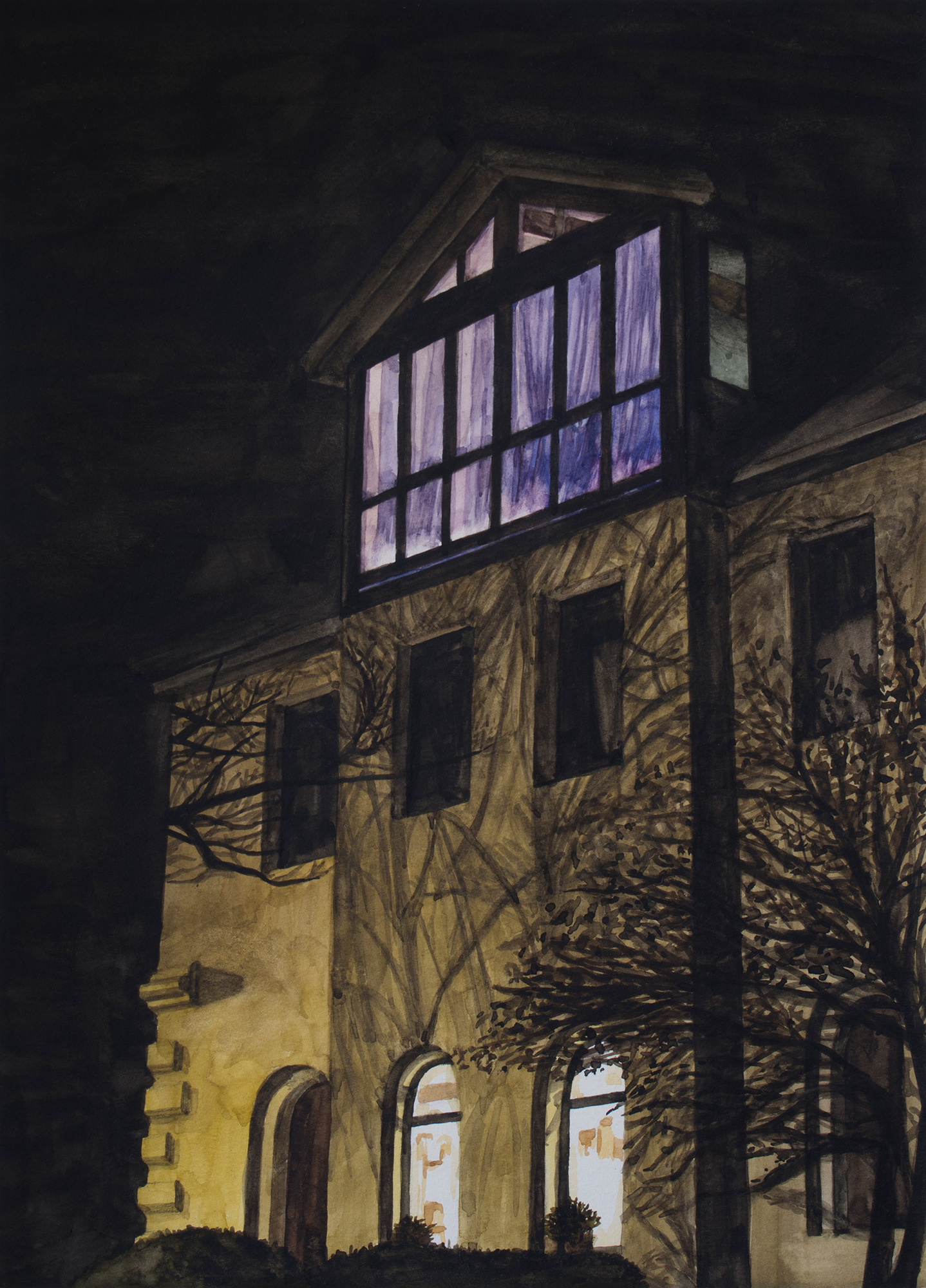 Untitled #30, 2018, Watercolor on paper, 27.5 x 20 cm