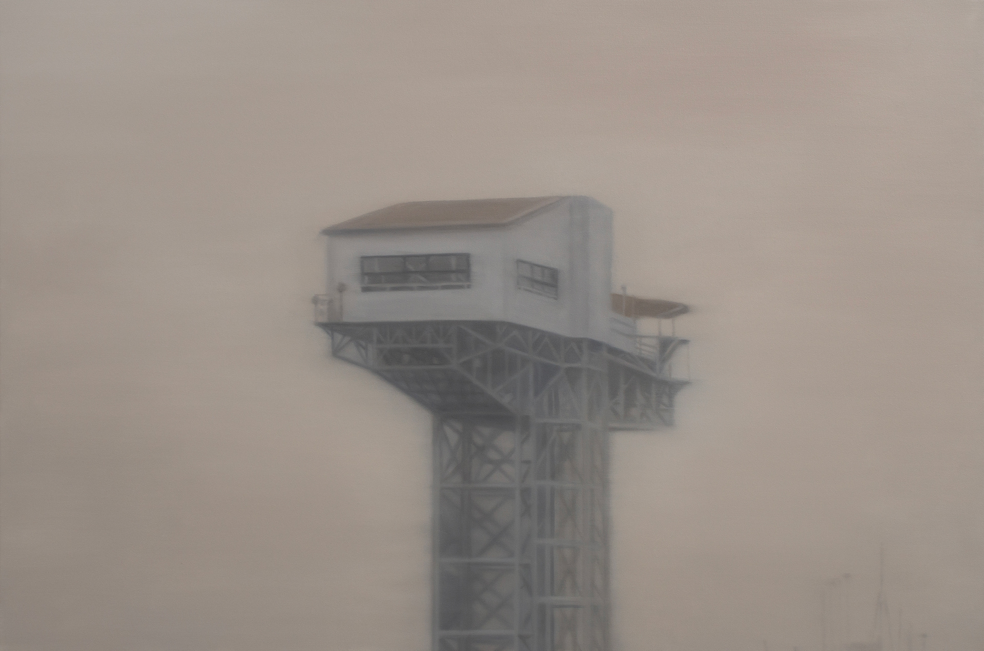 A Tower, 2024, Oil on canvas, 100 x 150 cm