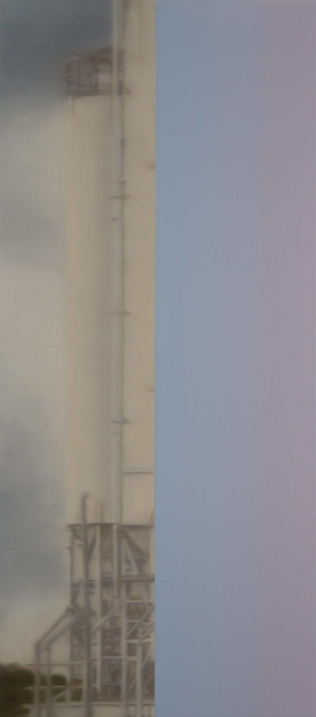 Void #8, 2025, Oil on canvas, 90 x 40 cm