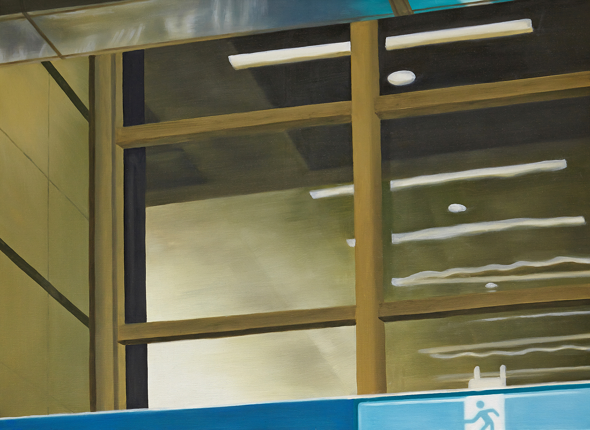 Untitled #5, 2013, Oil on canvas, 72.5 x 100 cm