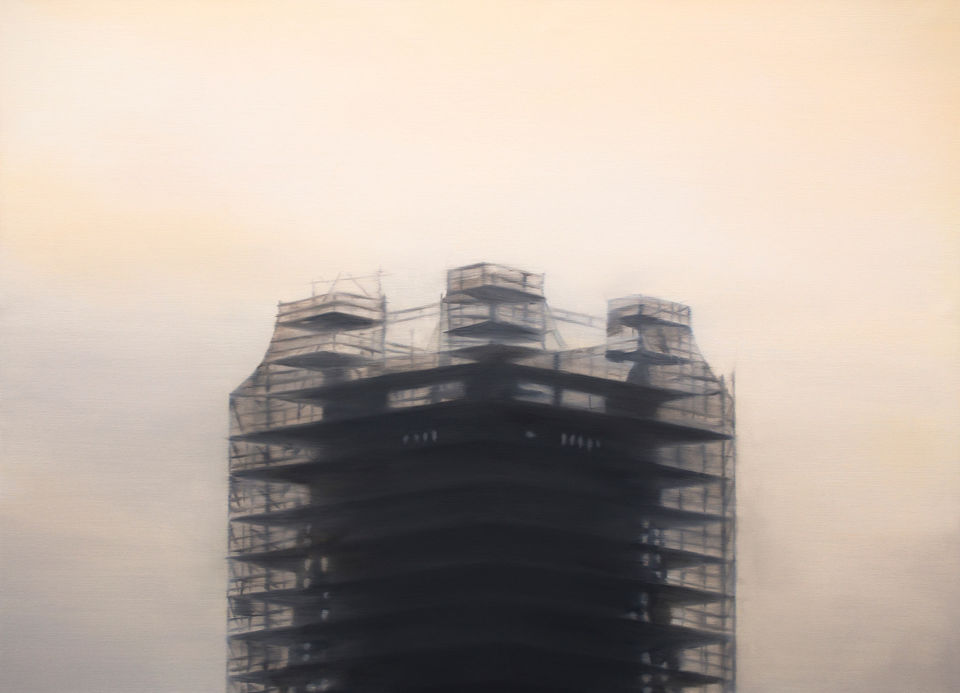 In Münster, 2018, Oil on canvas, 80 x 110 cm