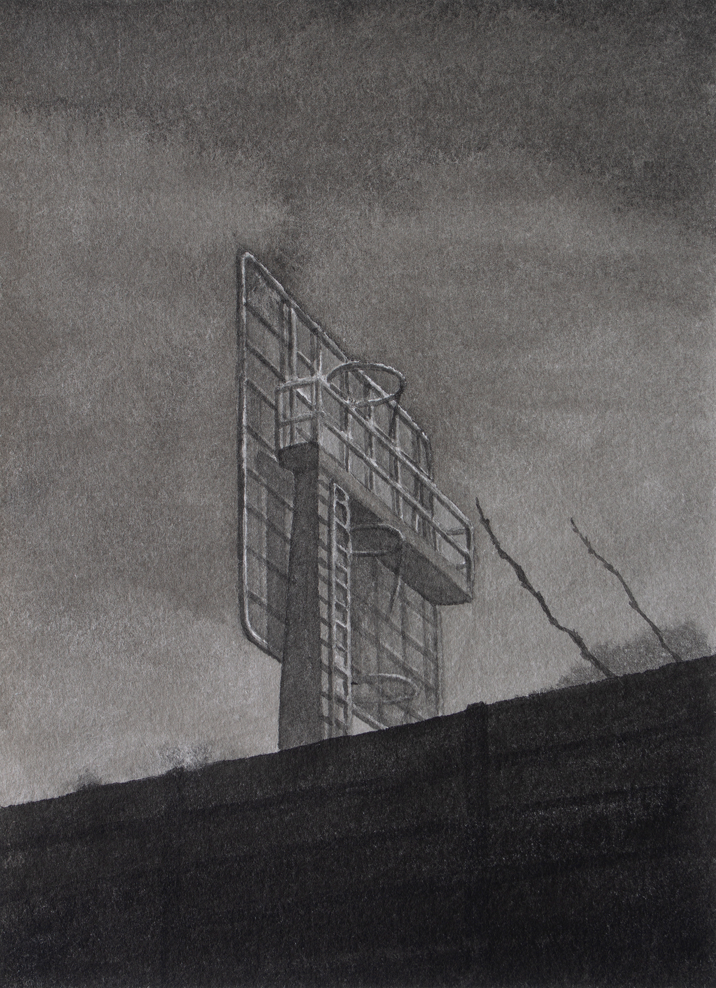 Sign, 2020, Ink on paper, 20 x 15 cm