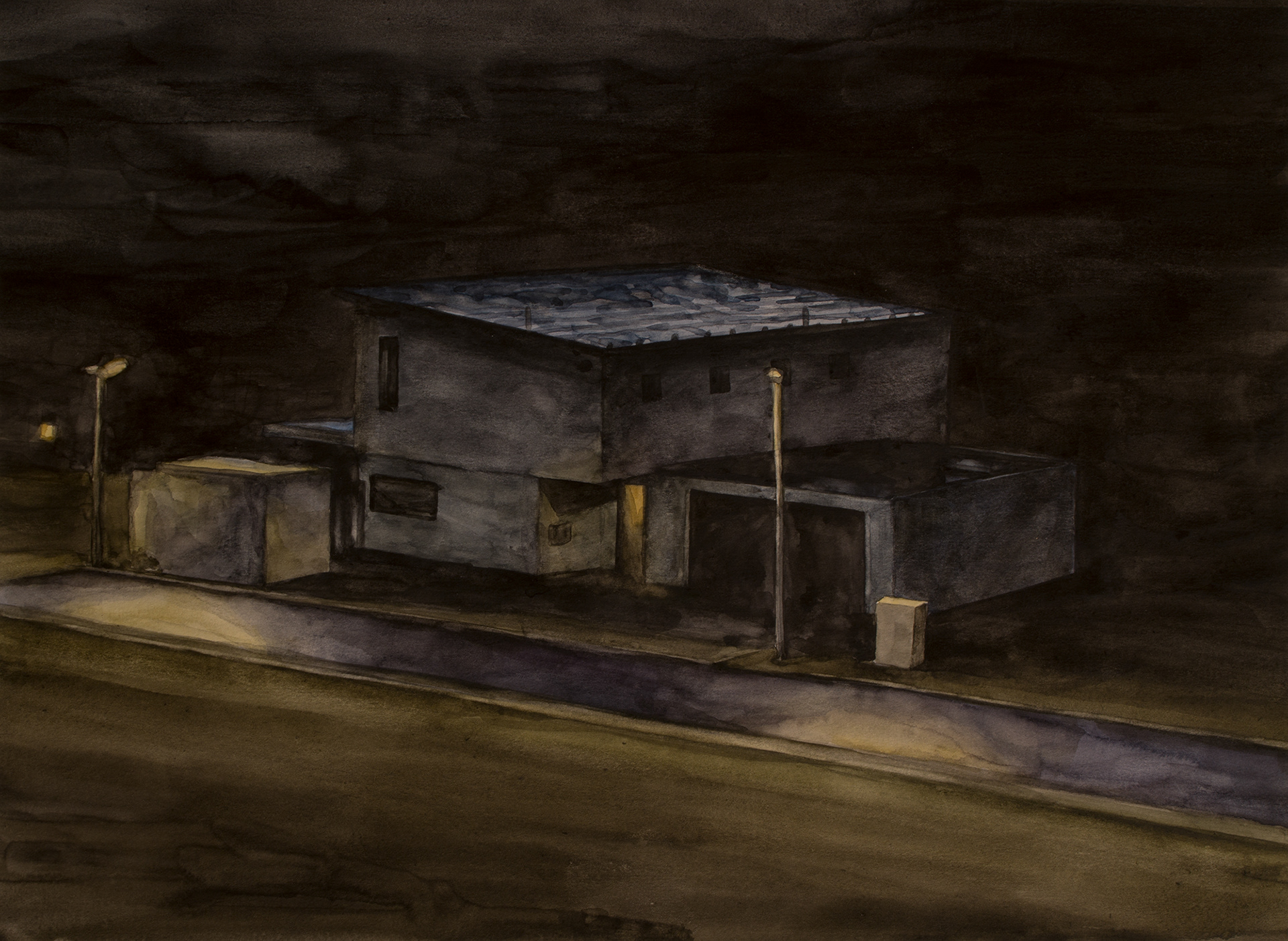 Untitled #36, 2019, Watercolor on paper, 27 x 37 cm