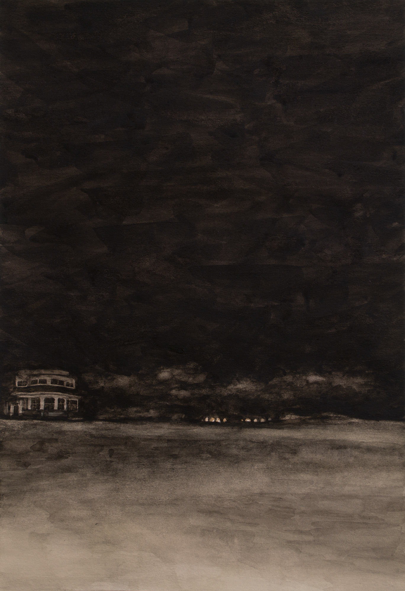 Untitled #38, 2019, Watercolor on paper, 27.5 x 19 cm