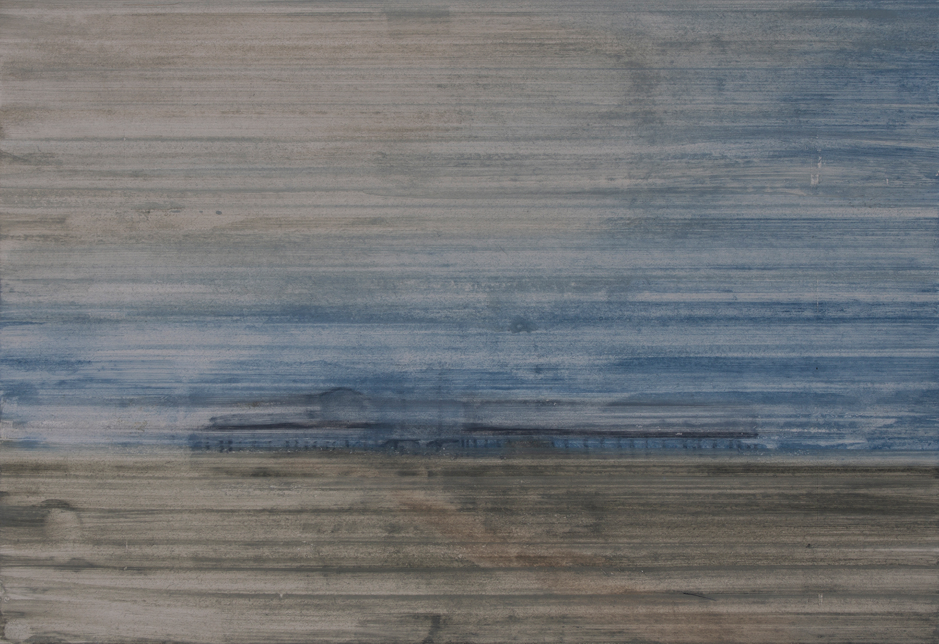 Untitled #44, 2020, Watercolor and gouache on paper, 13 x 19 cm