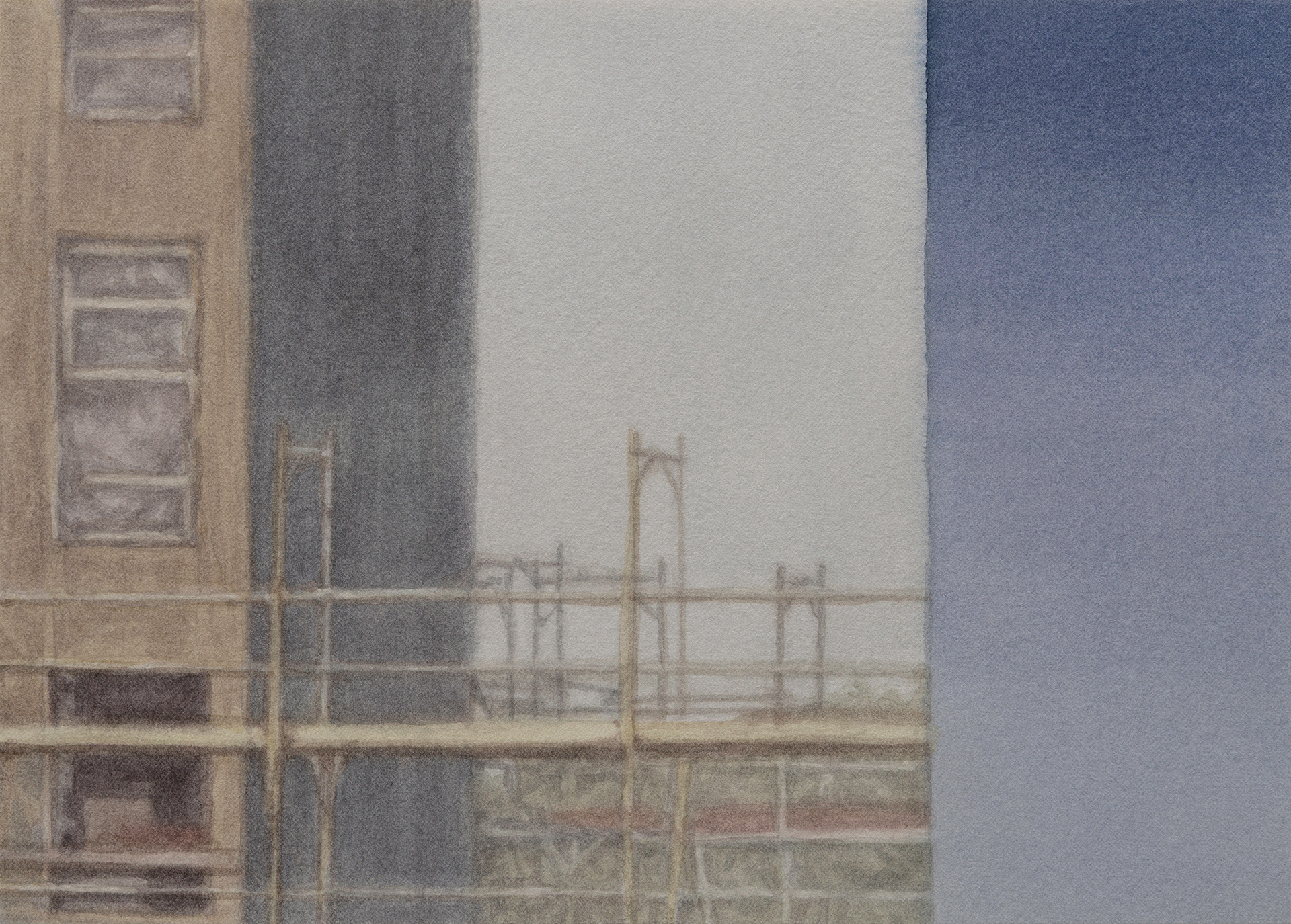 Void #2, 2025, Watercolor on paper, 14.5 x 20.3 cm