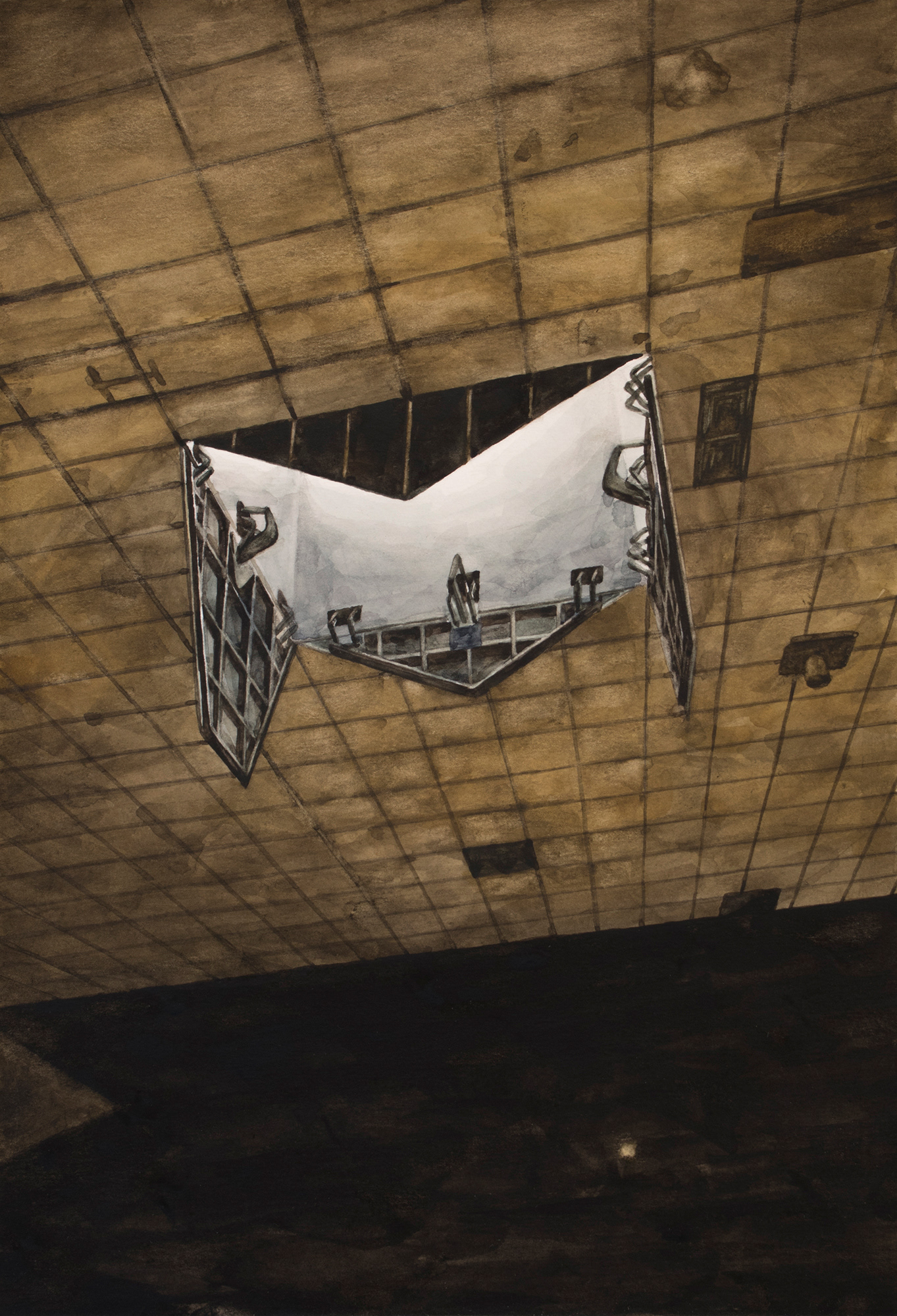 Untitled #34, 2018, Watercolor on paper, 27.5 x 19 cm