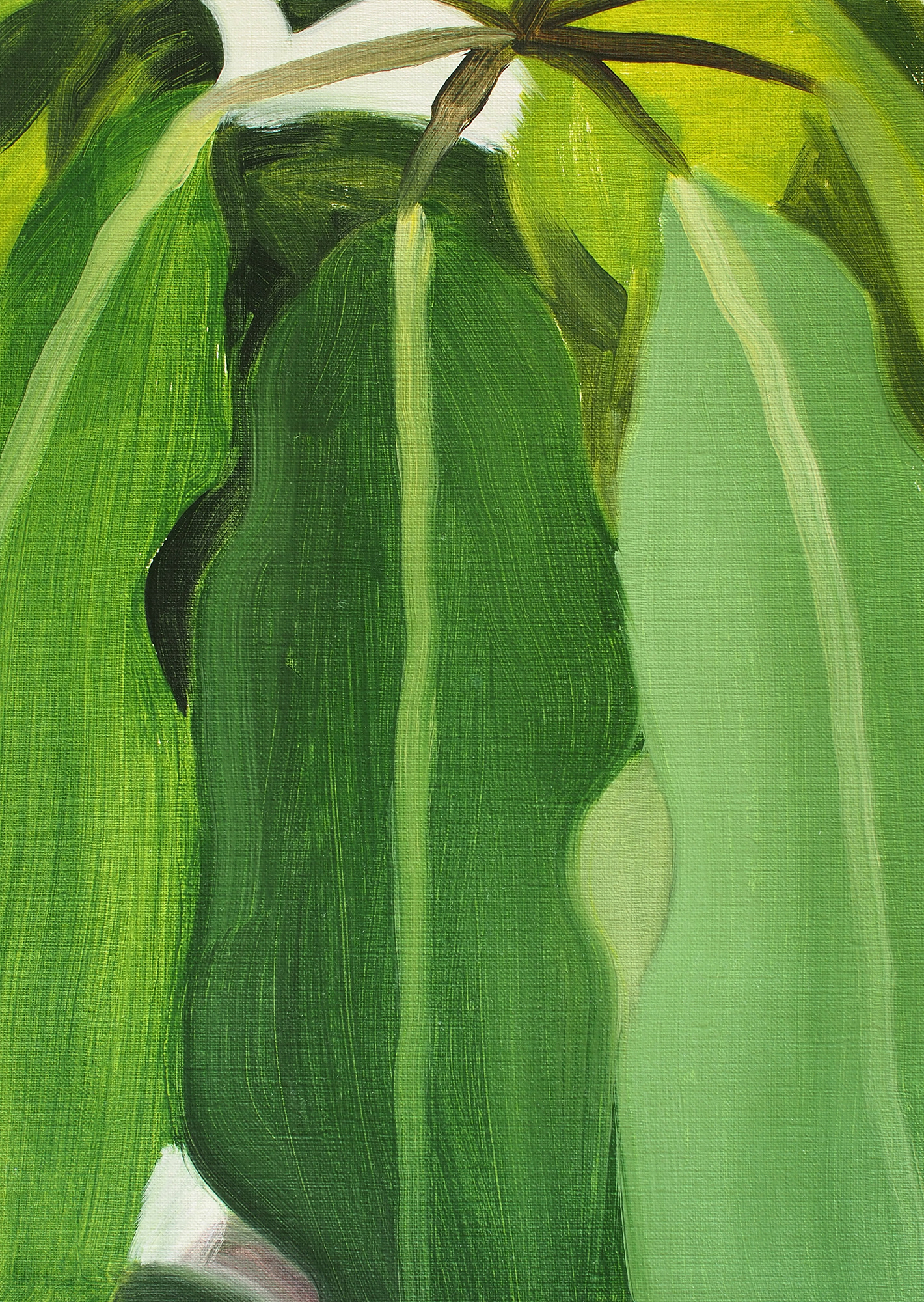 Untitled #13, 2014, Oil on paper, 31 x 22 cm