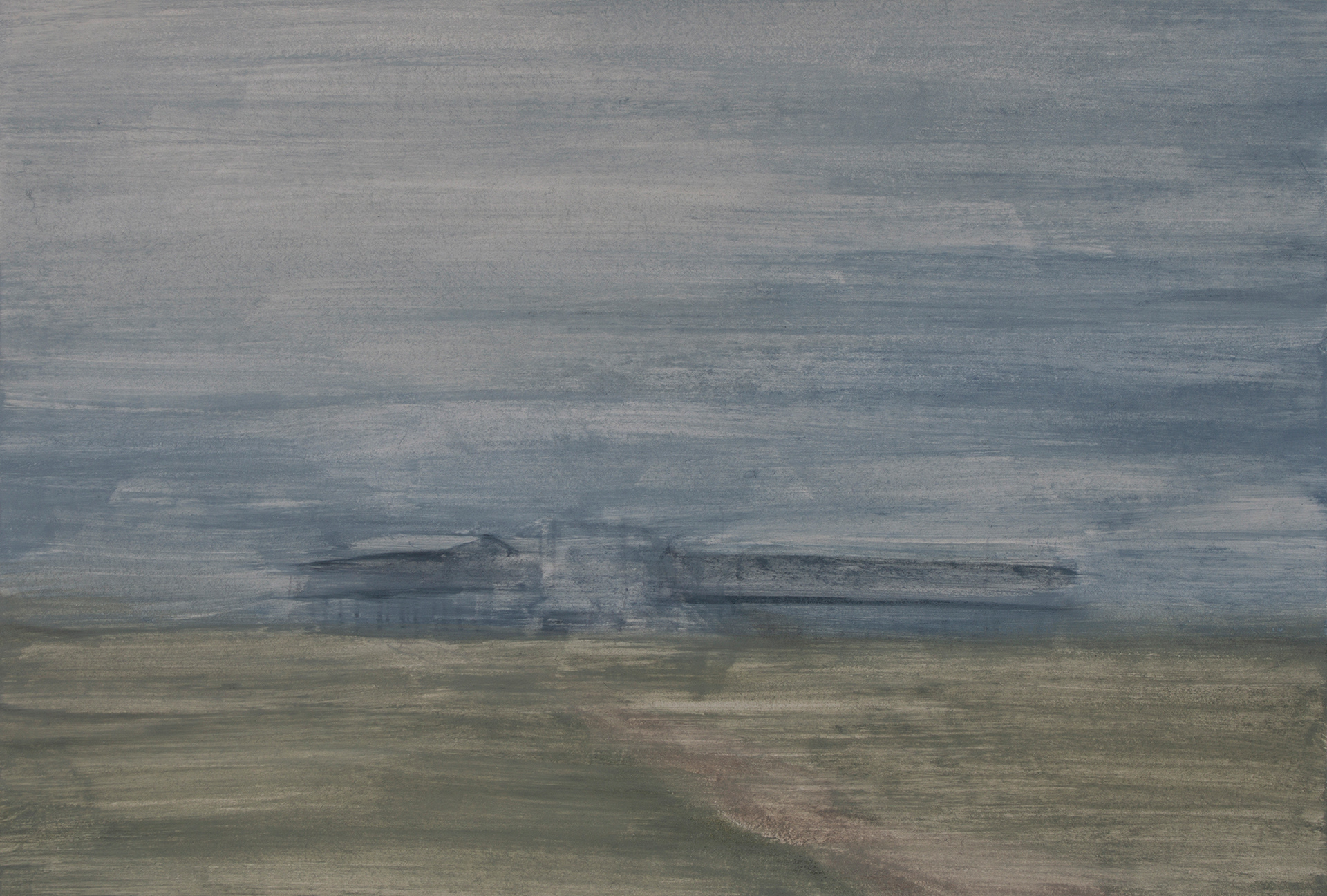 Untitled #49, 2020, Watercolor and gouache on paper, 13 x 19 cm