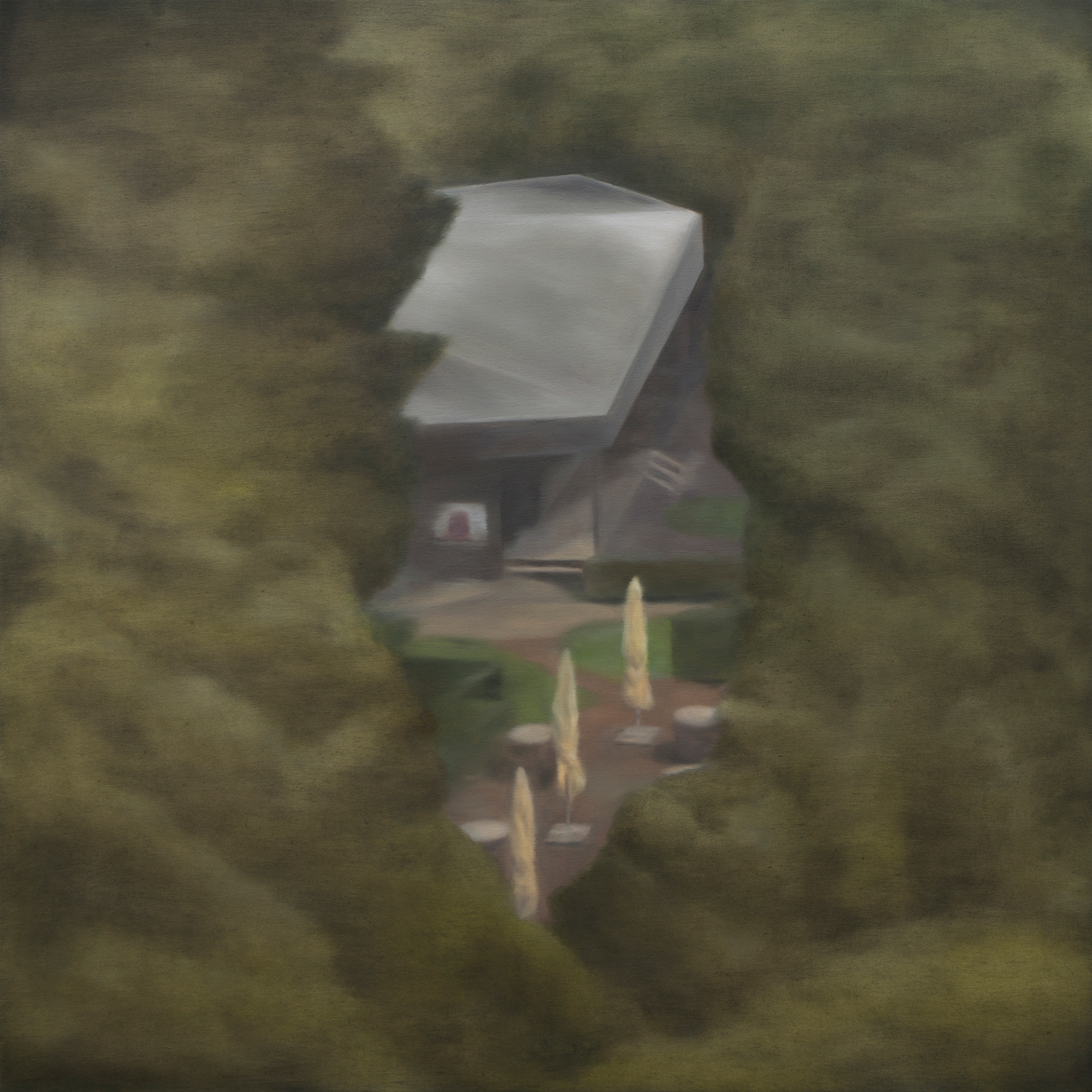 In Kassel, 2018, Oil on canvas, 80 x 80 cm