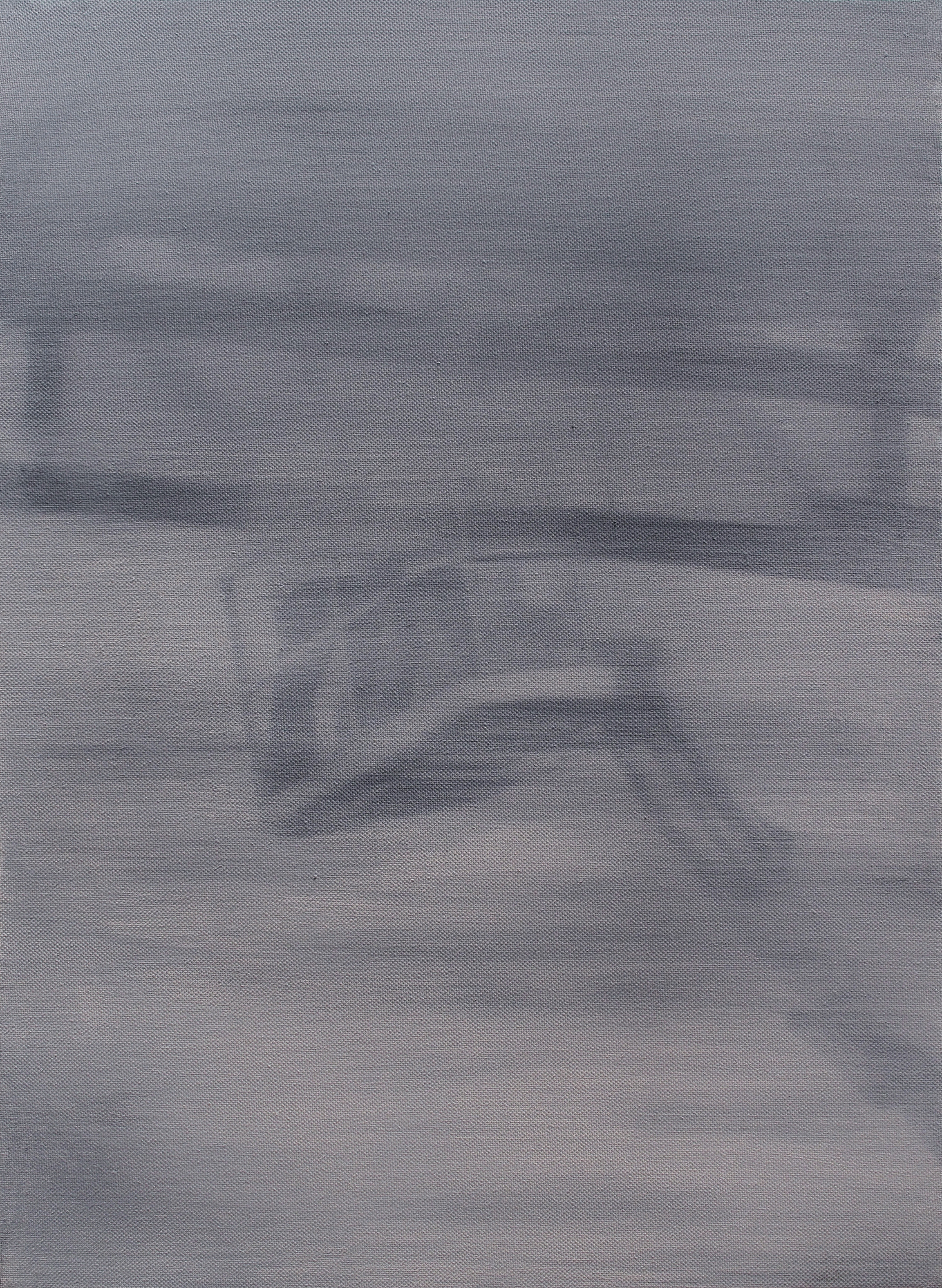 Workers, 2017, Graphite on canvas, 45.5 x 33.5 cm