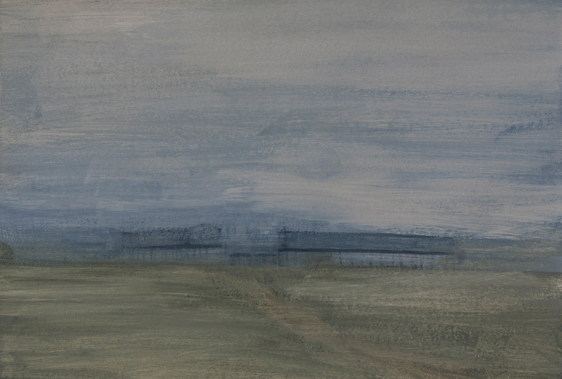 Untitled #46, 2020, Watercolor and gouache on paper, 13 x 19 cm