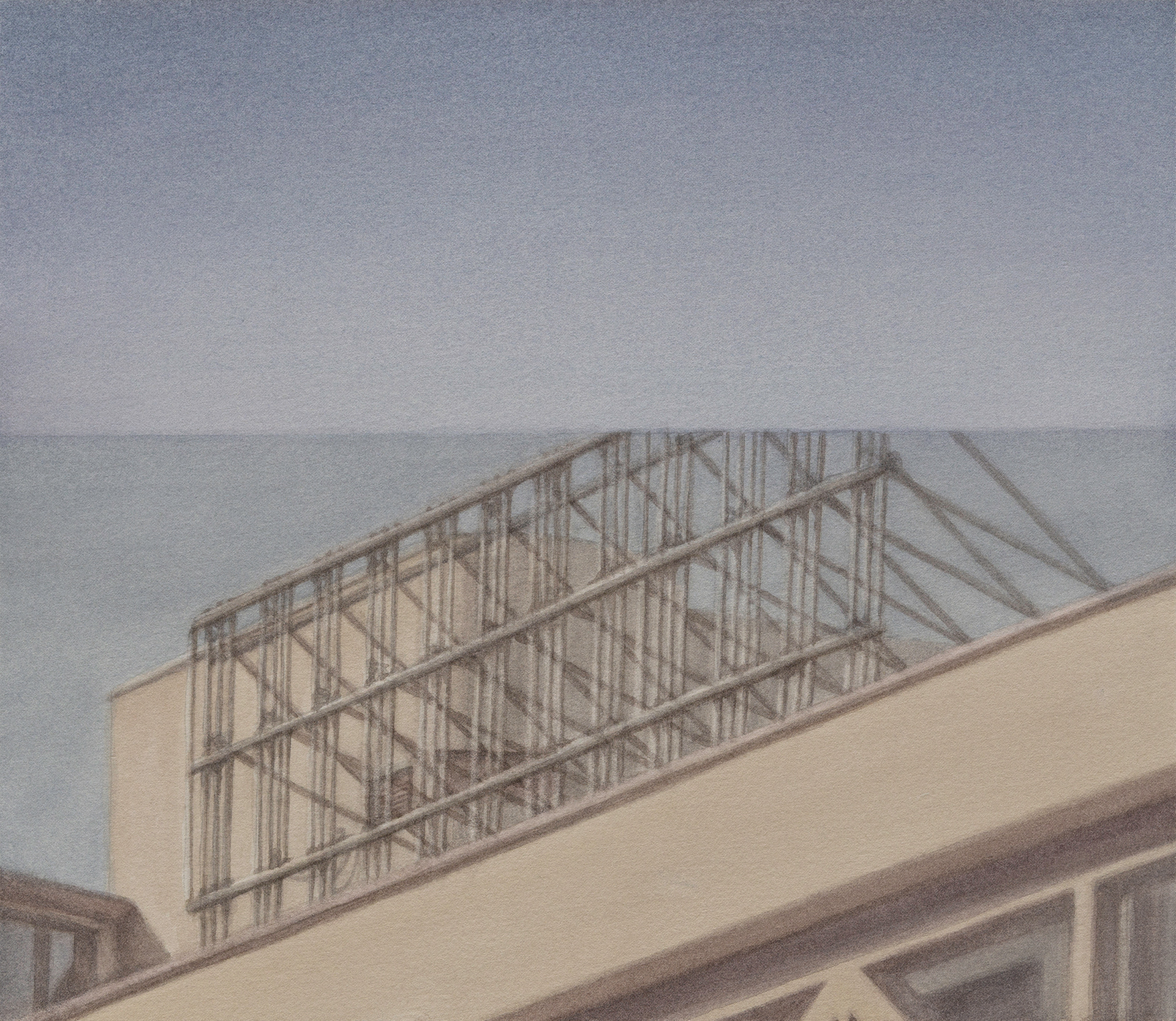 Void, 2025, Watercolor on paper, 23.3 x 26.8 cm