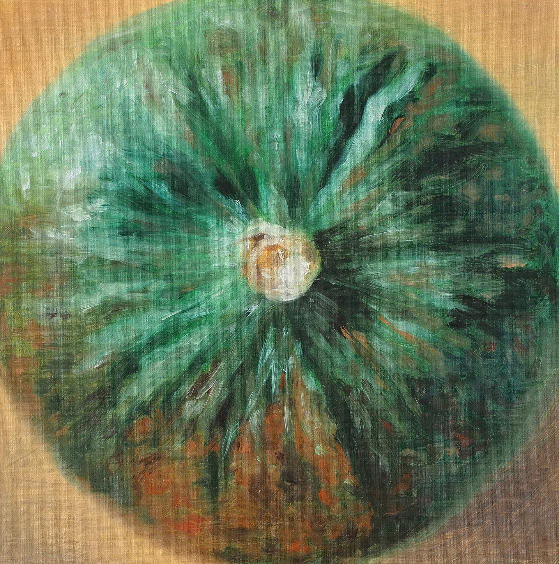 Untitled #12, 2014, Oil on paper, 31 x 31 cm