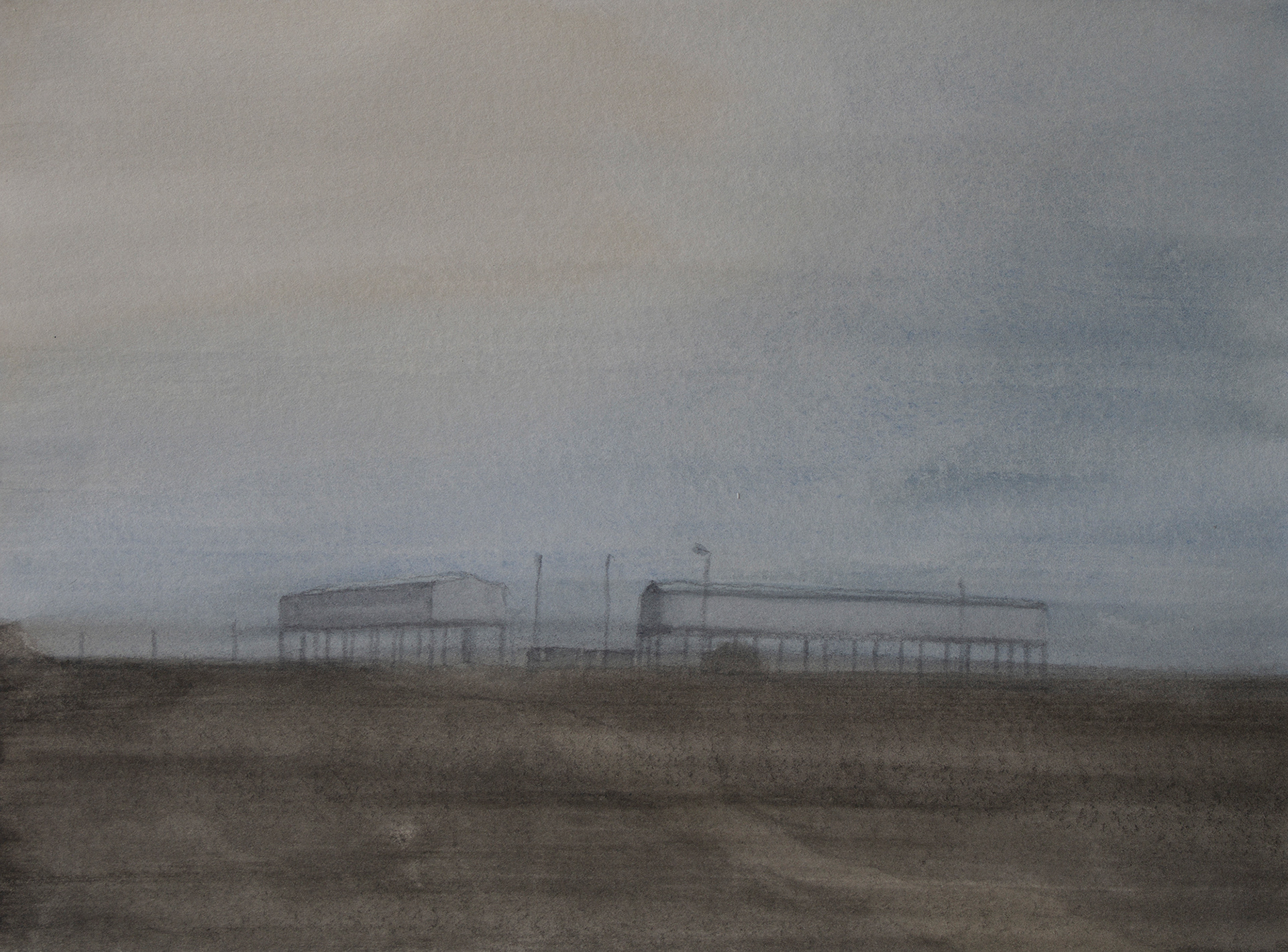 Untitled #55, 2020, Watercolor on paper, 13 x 17.5 cm