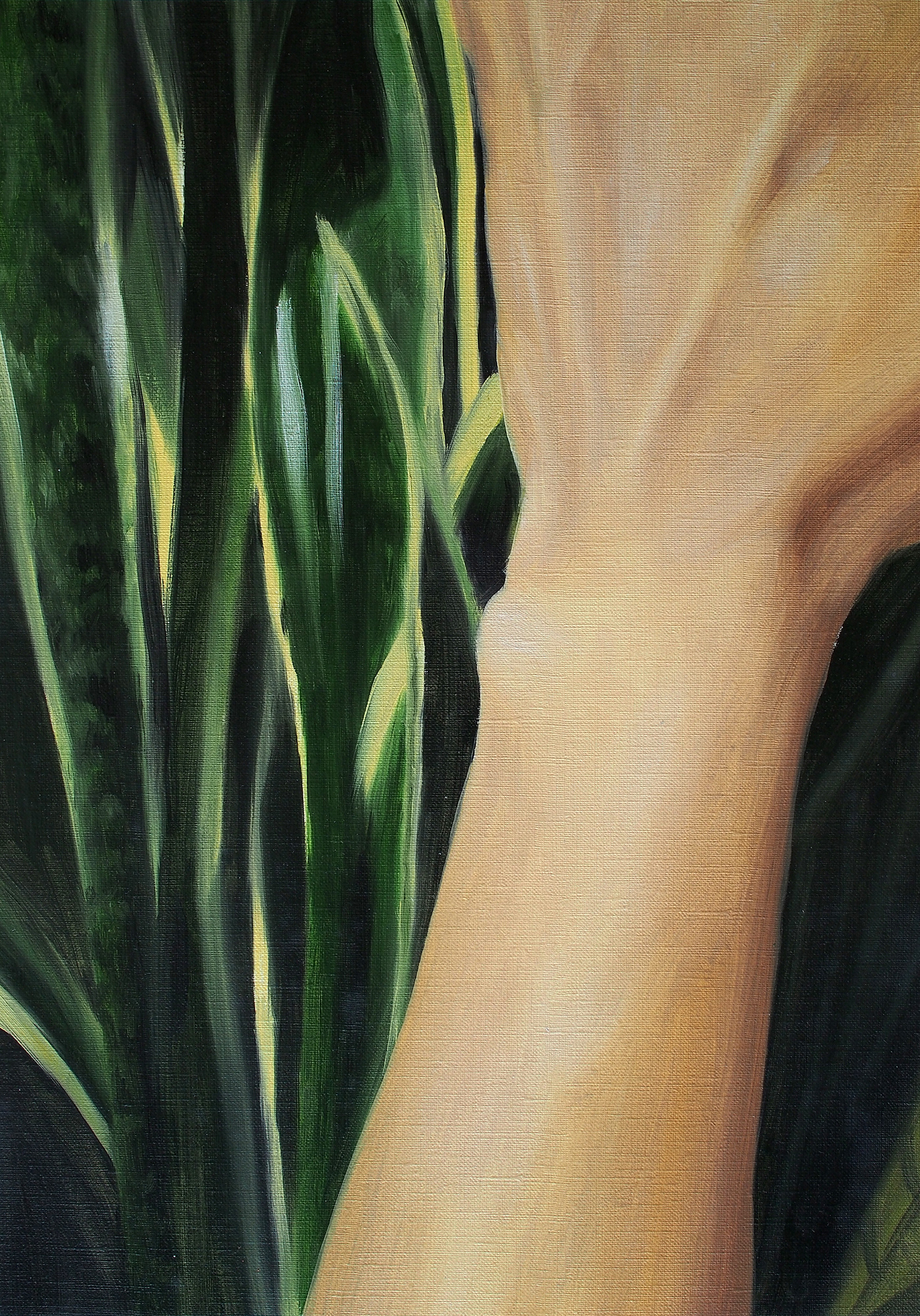 Untitled #14, 2014, Oil on paper, 39 x 27.5 cm