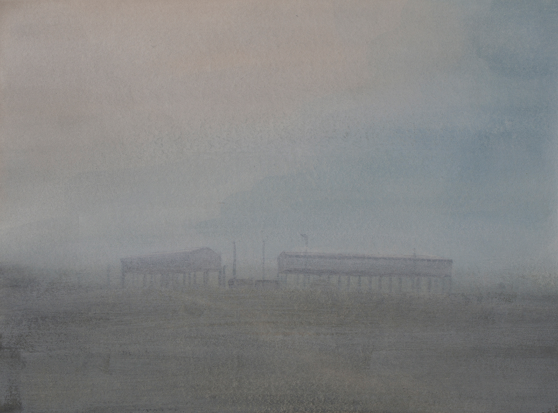 Untitled #53, 2020, Watercolor and gouache on paper, 13 x 17.5 cm