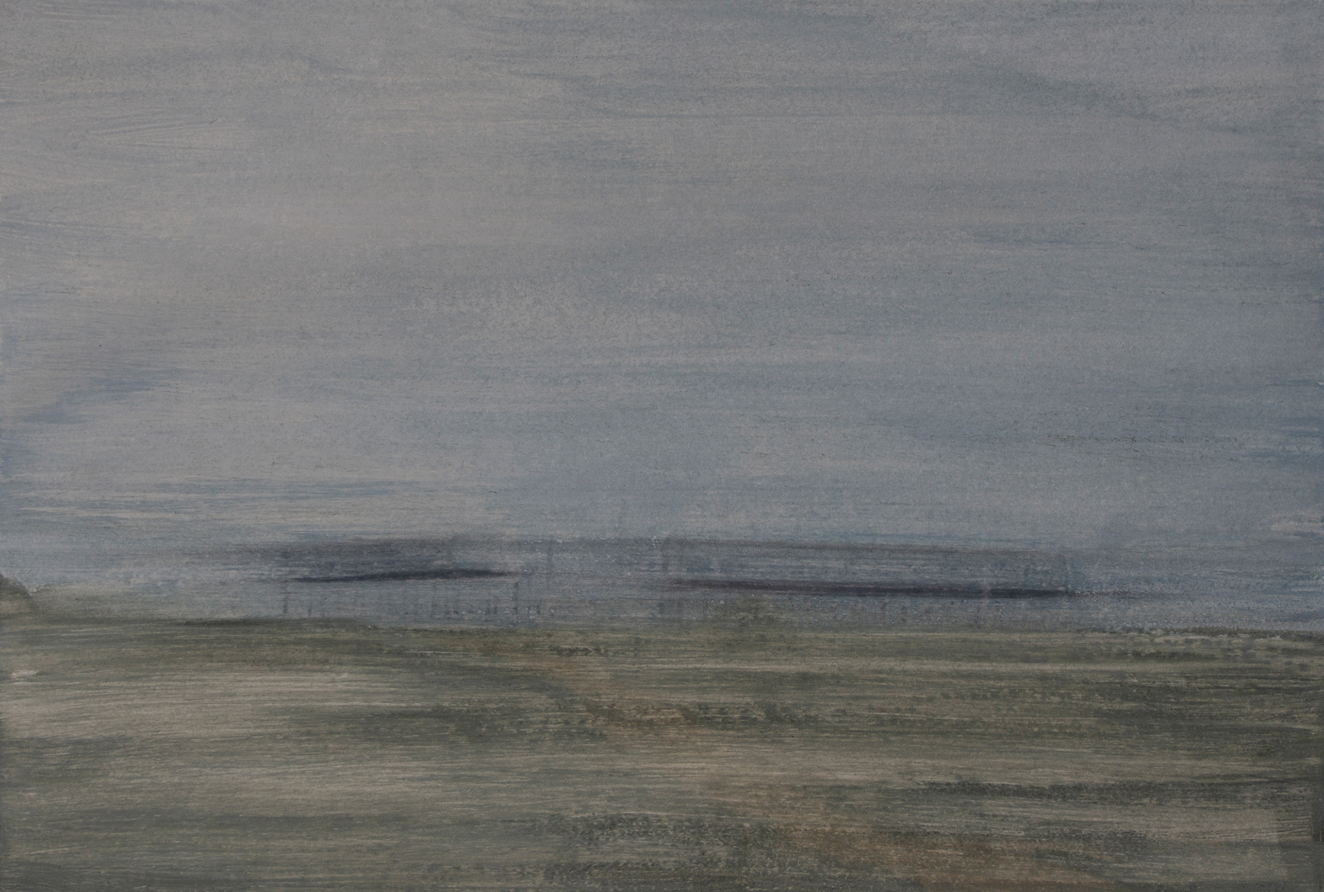 Untitled #47, 2020, Watercolor and gouache on paper, 13 x 19 cm