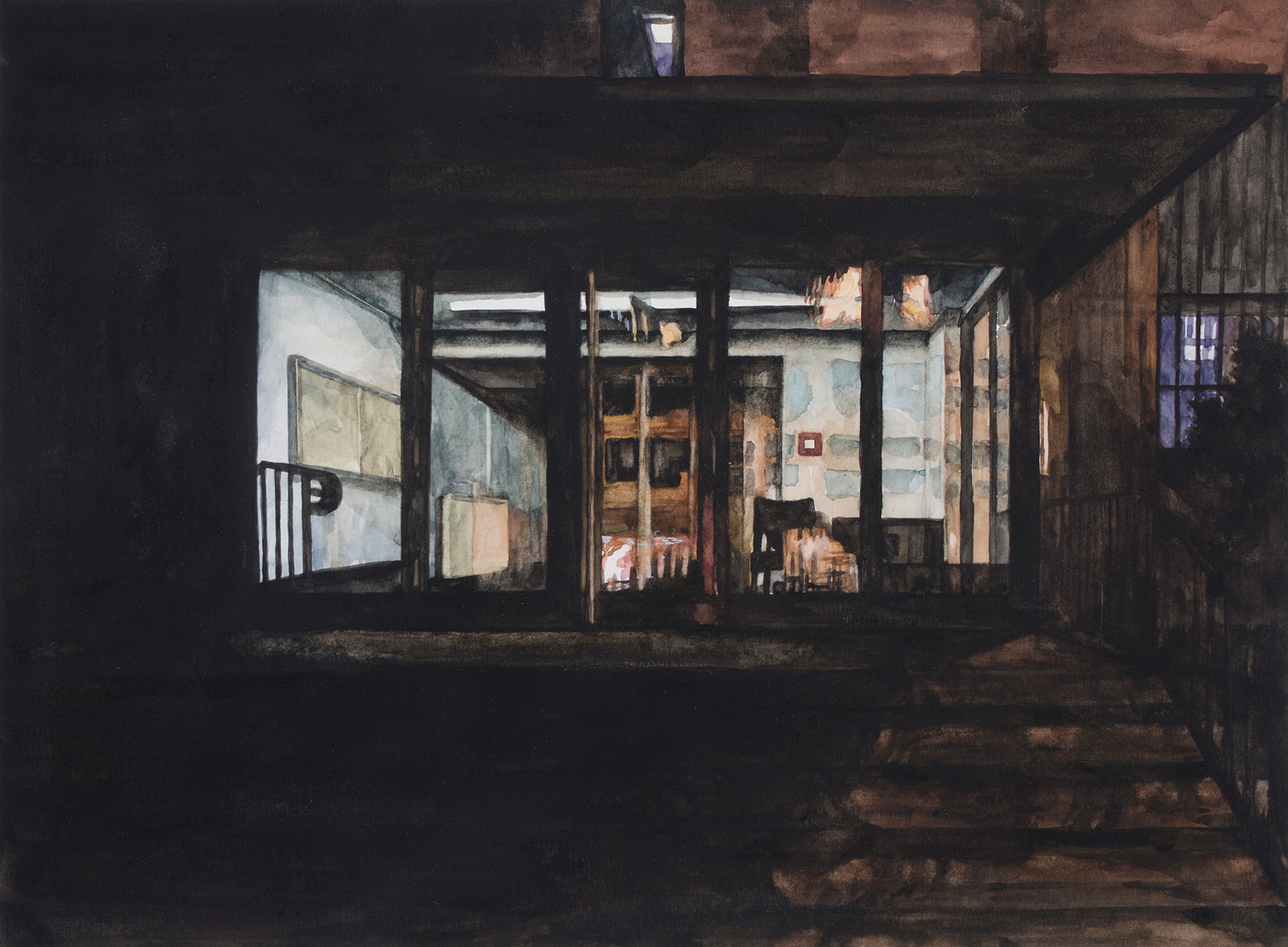 Untitled #29, 2018, Watercolor on paper, 20.5 x 27.5 cm